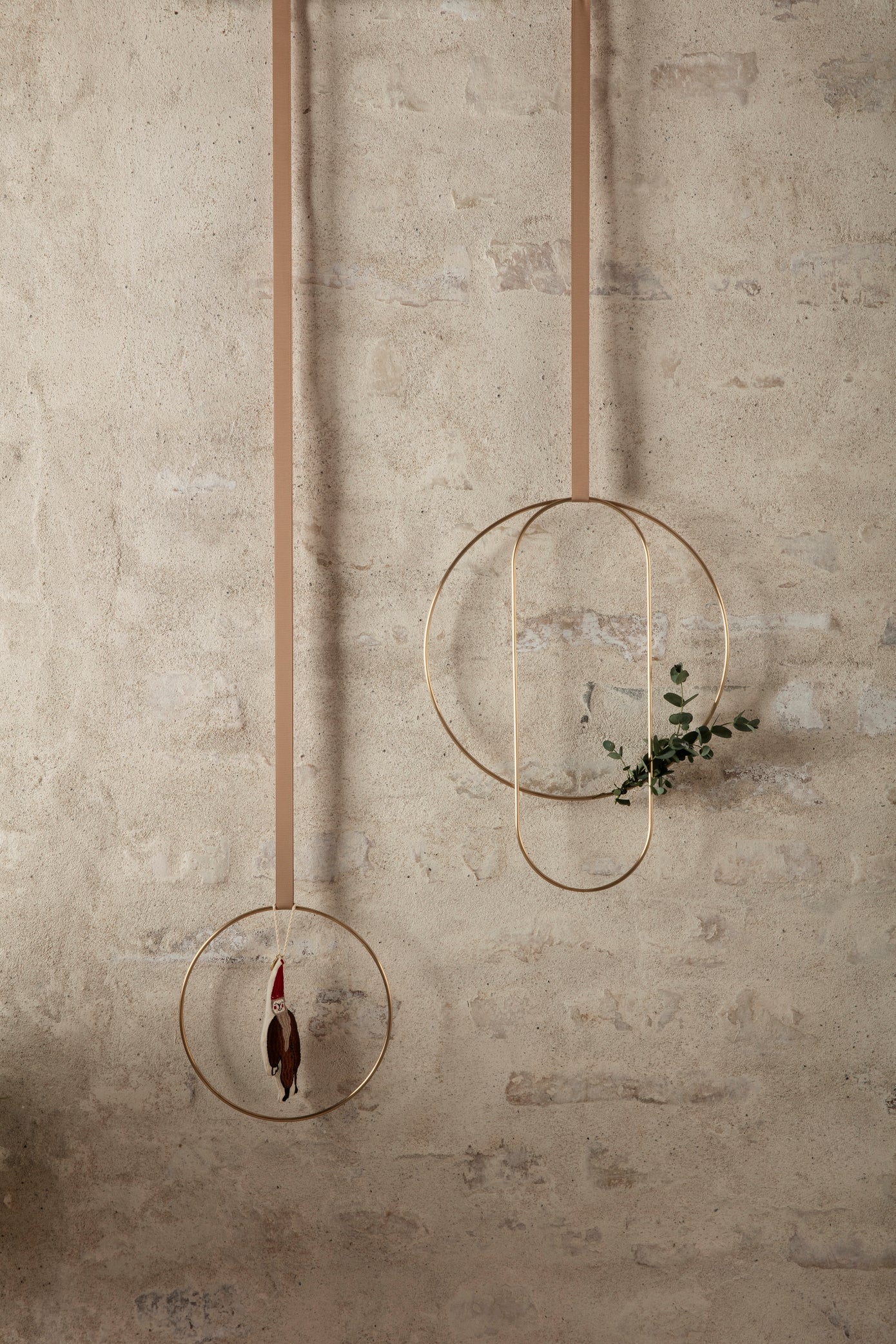 The Brass Deco Wreath