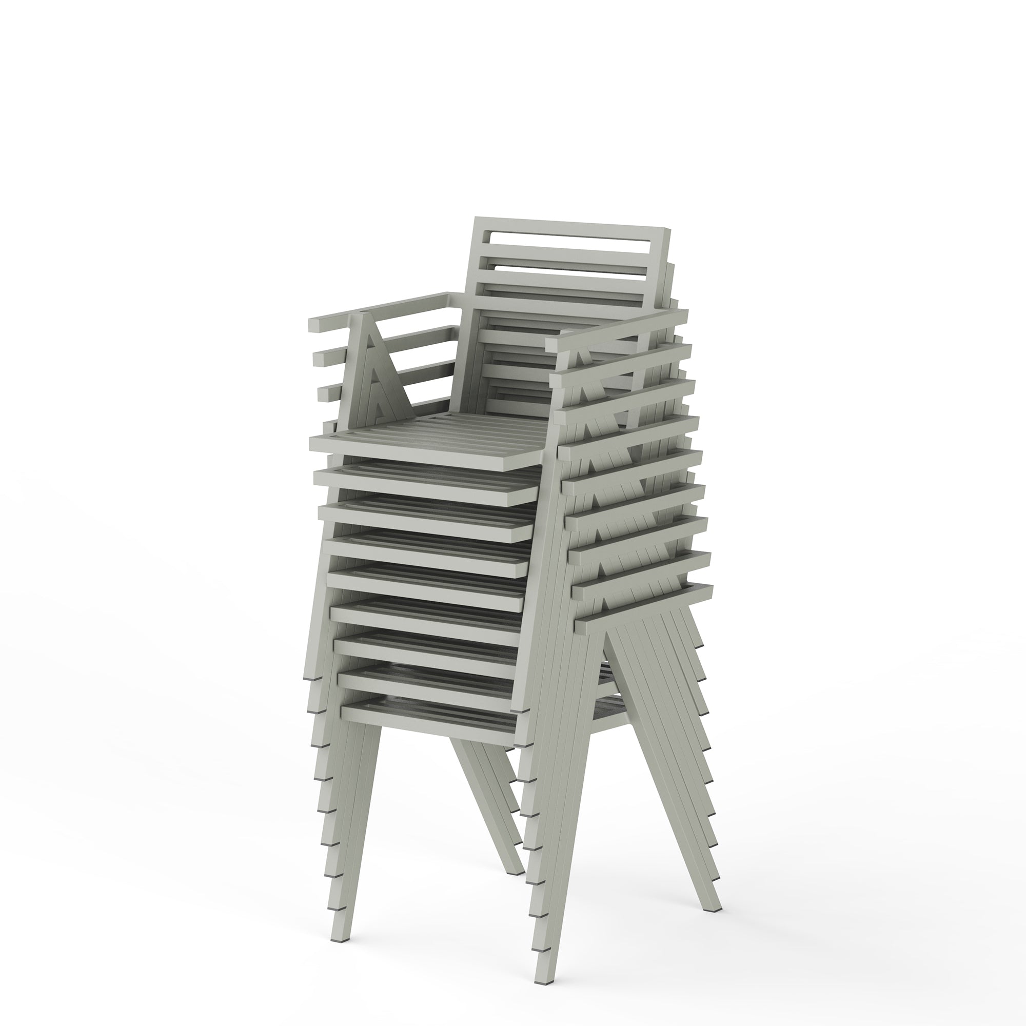 NINE 19 Outdoors Stacking Arm Chair