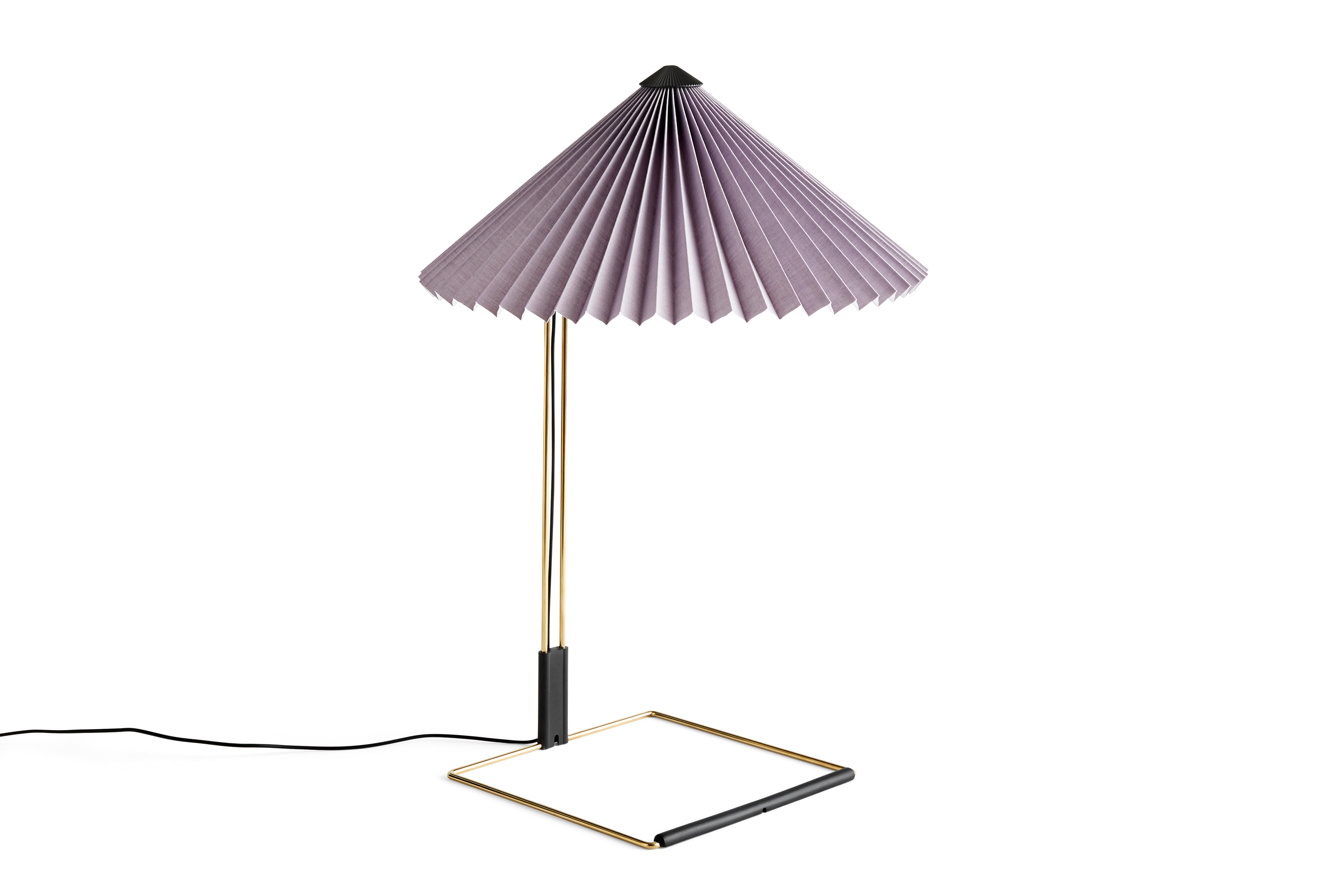 HAY Matin Table Lamp - Polished Brass Base