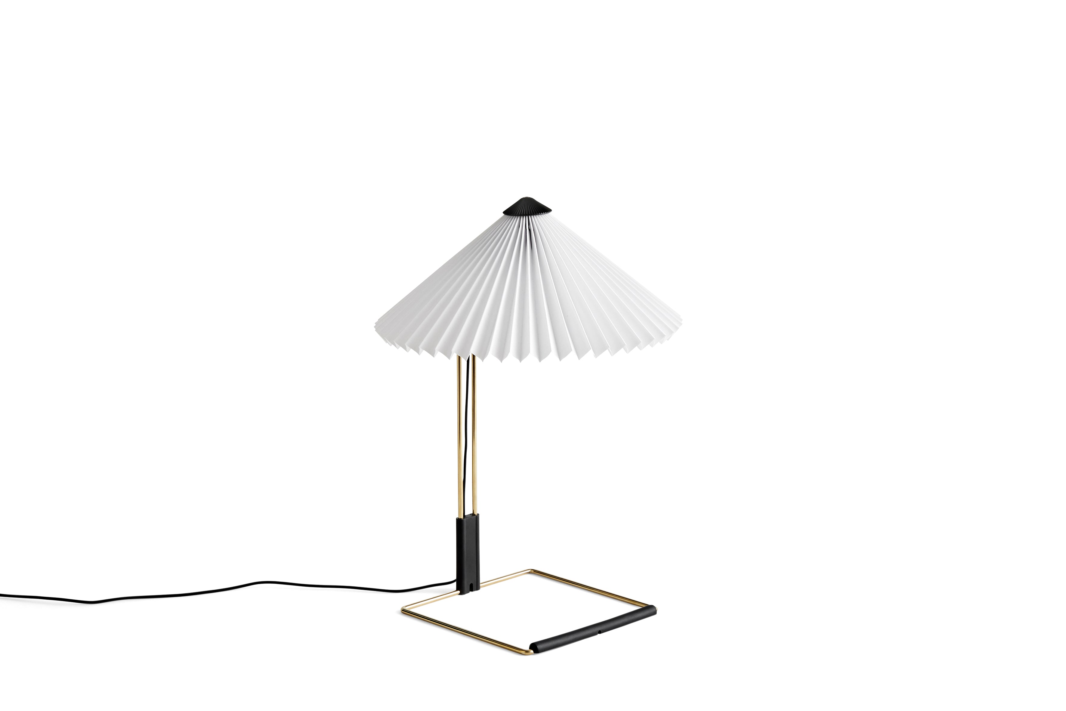 HAY Matin Table Lamp - Polished Brass Base
