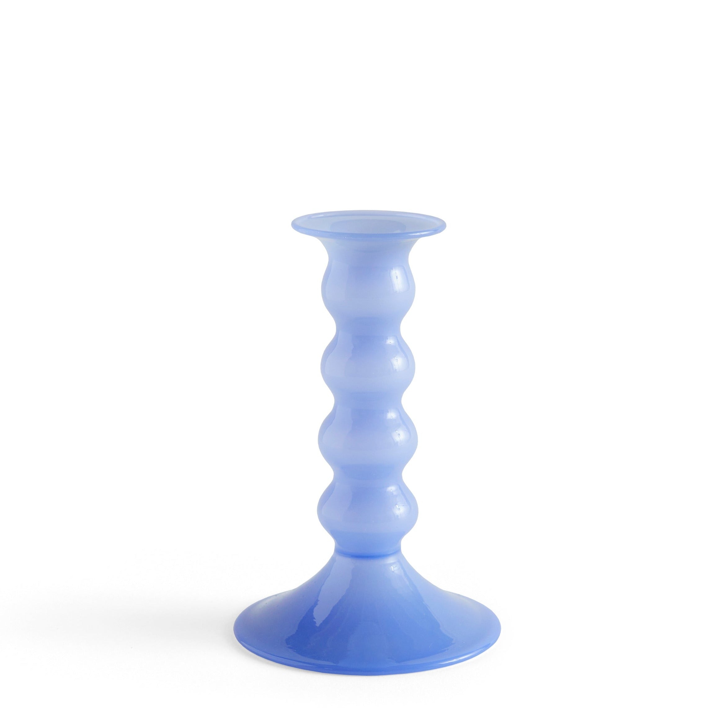 HAY Wavy Candle Holder - Medium - Jade Light Blue