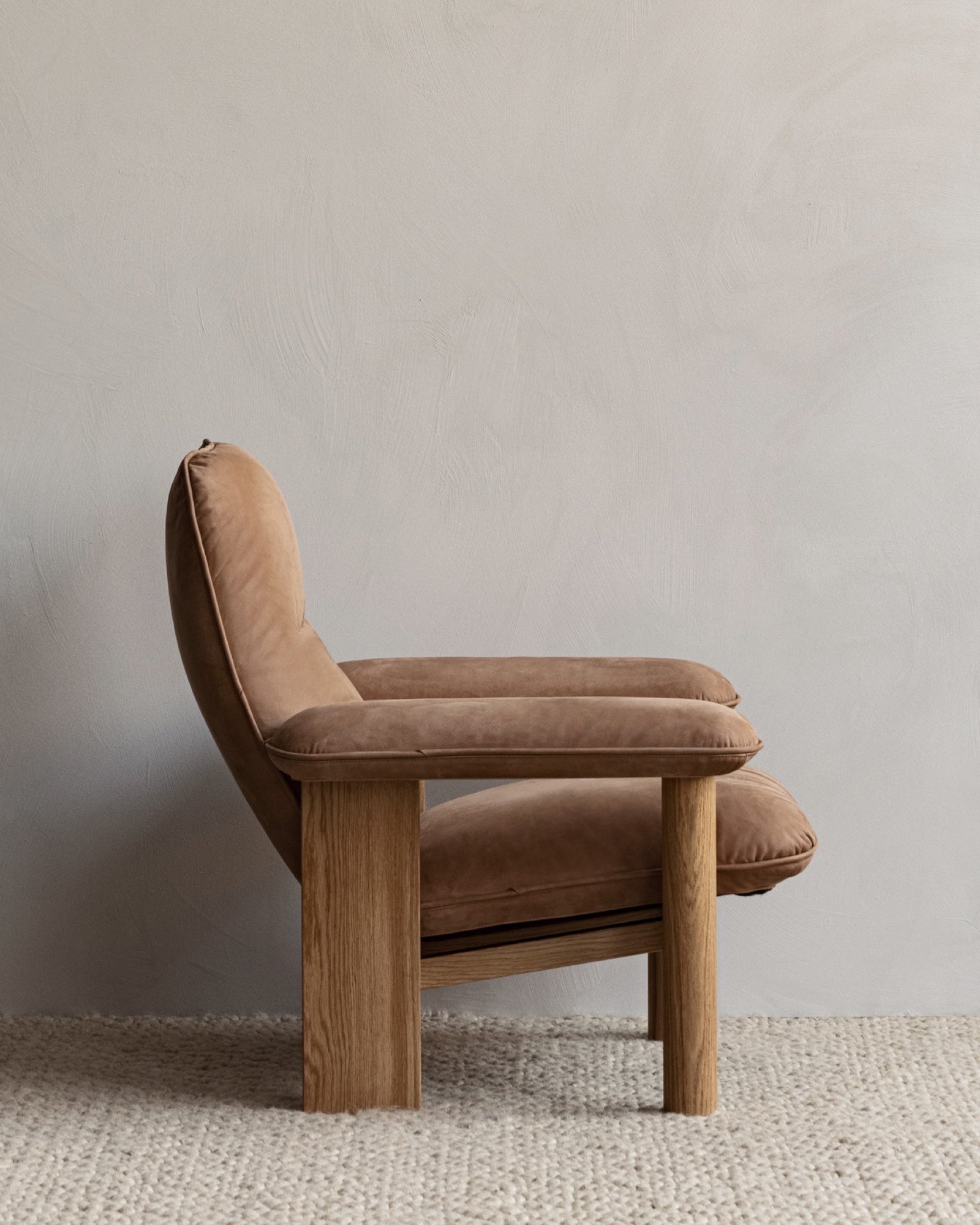 Audo Copenhagen Brasilia Lounge Chair - Leather