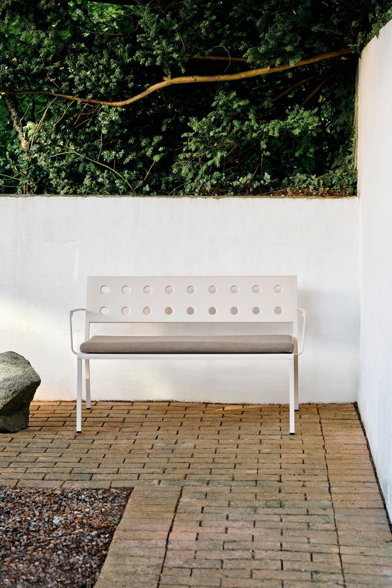 HAY Balcony Dining Bench - With Armrest