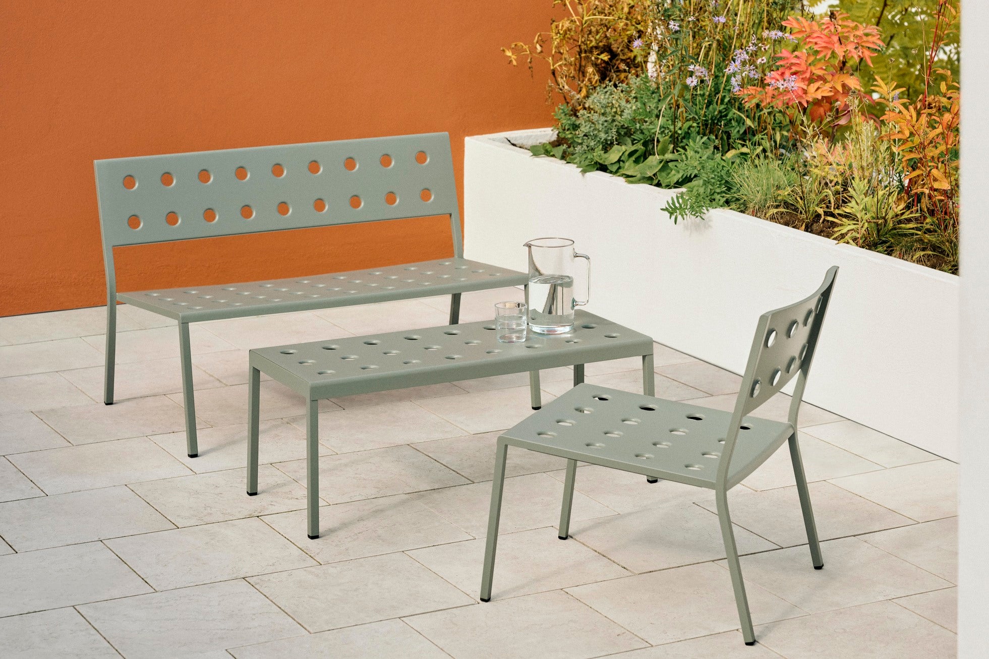 HAY Balcony Lounge Bench - No Armrest