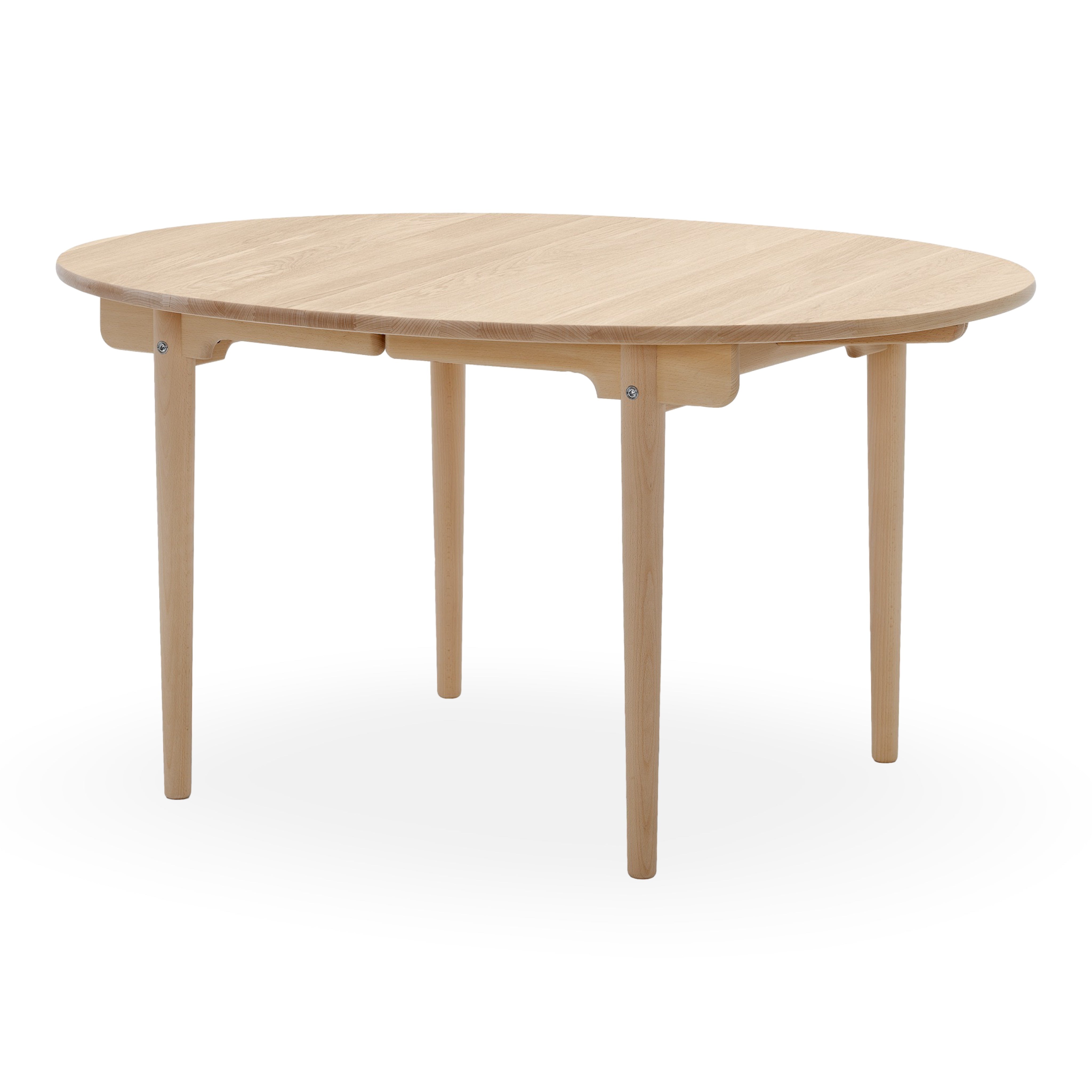 Carl Hansen & Son CH337 Extendable Dining Table with 1 Insert - White Oiled Oak (Ex-Display)