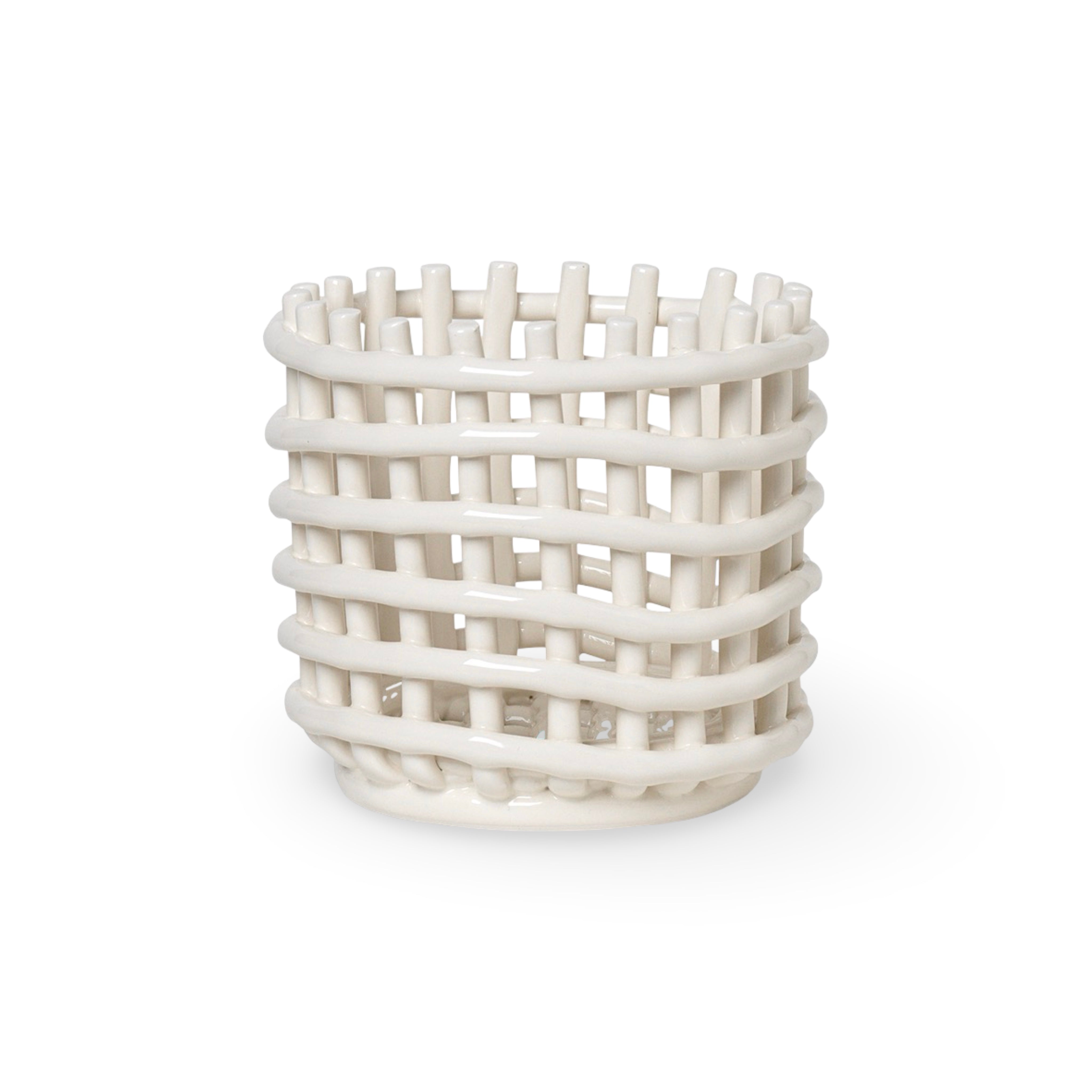 Ferm Living Ceramic Basket - Small