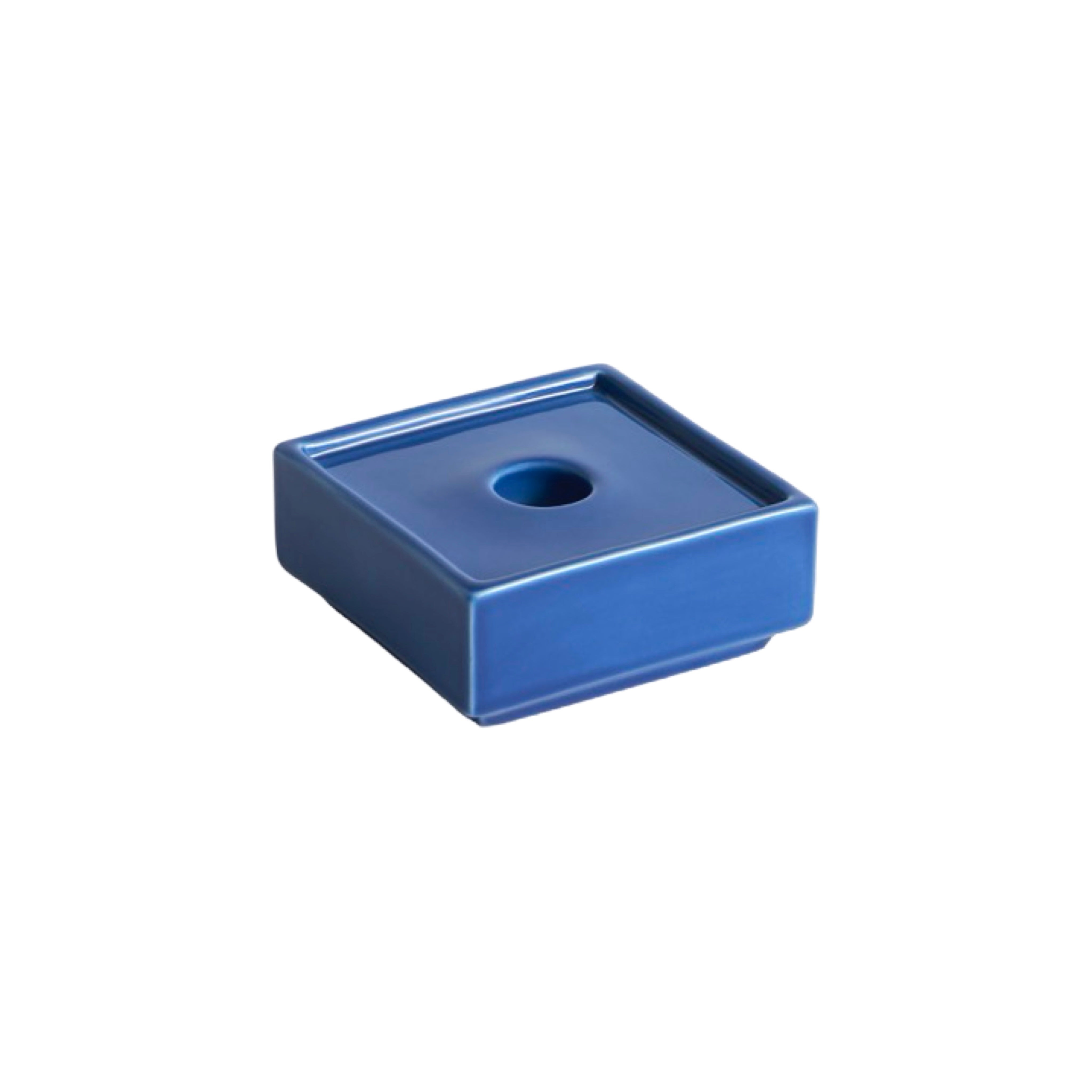 HAY Mattone Candle Holder Small - Blue
