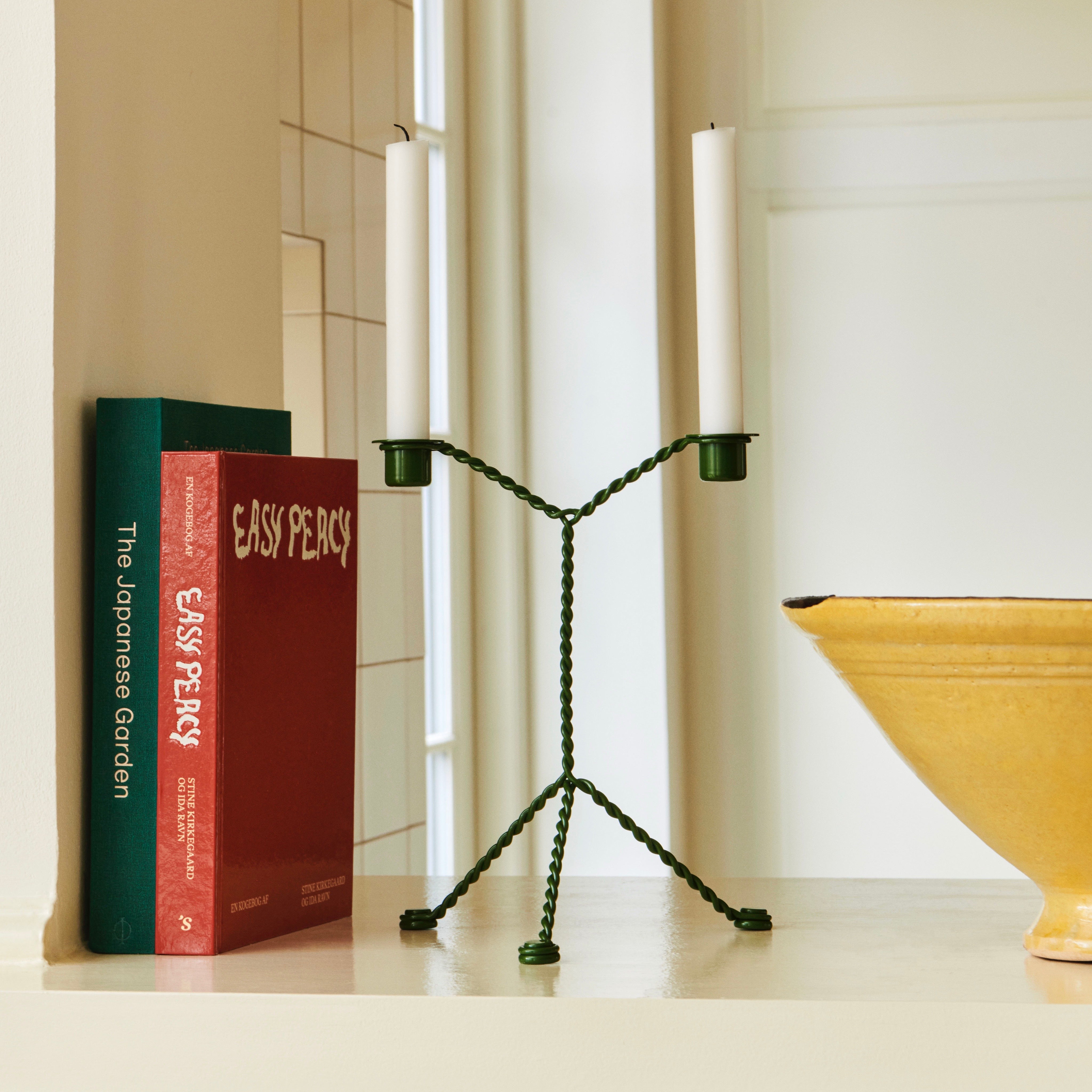 HAY Wire Candle Holder - Green
