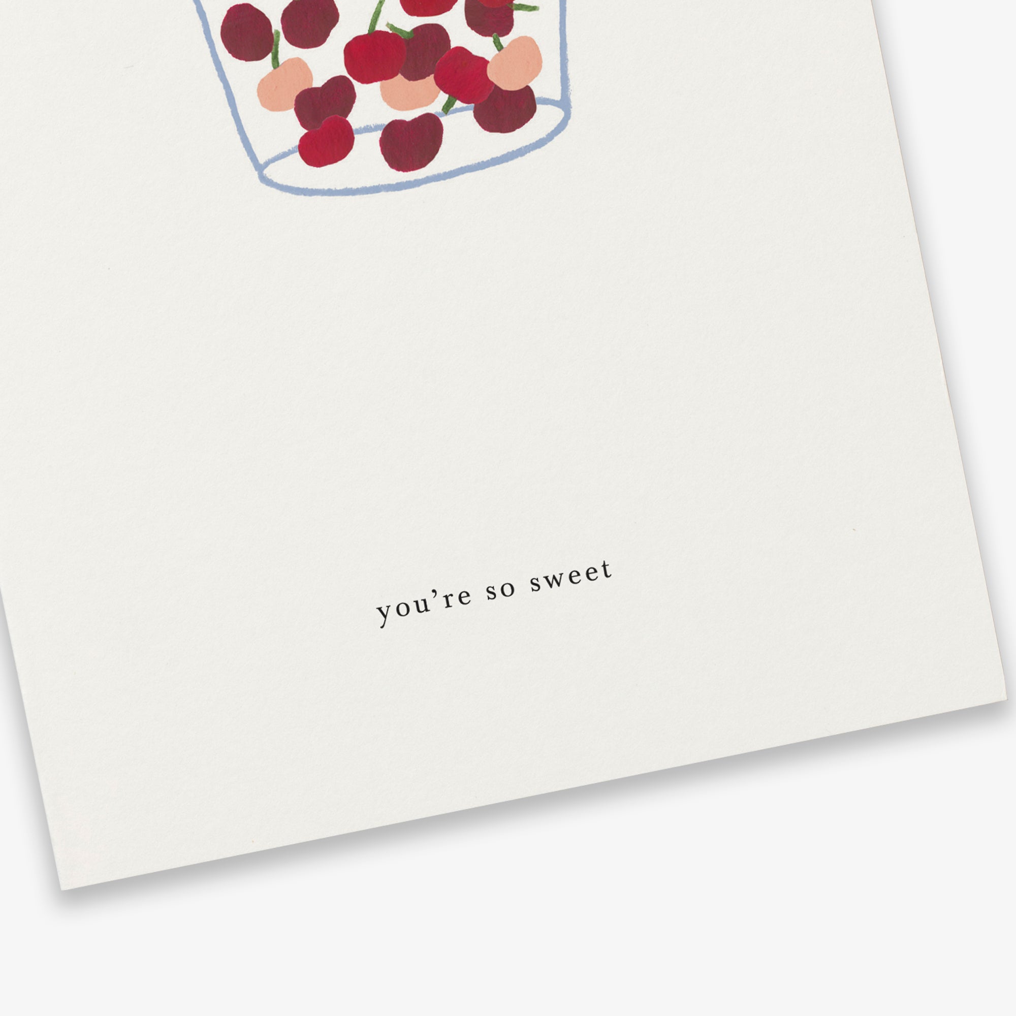 Kartotek Greeting Card - Cherries (You’re So Sweet)