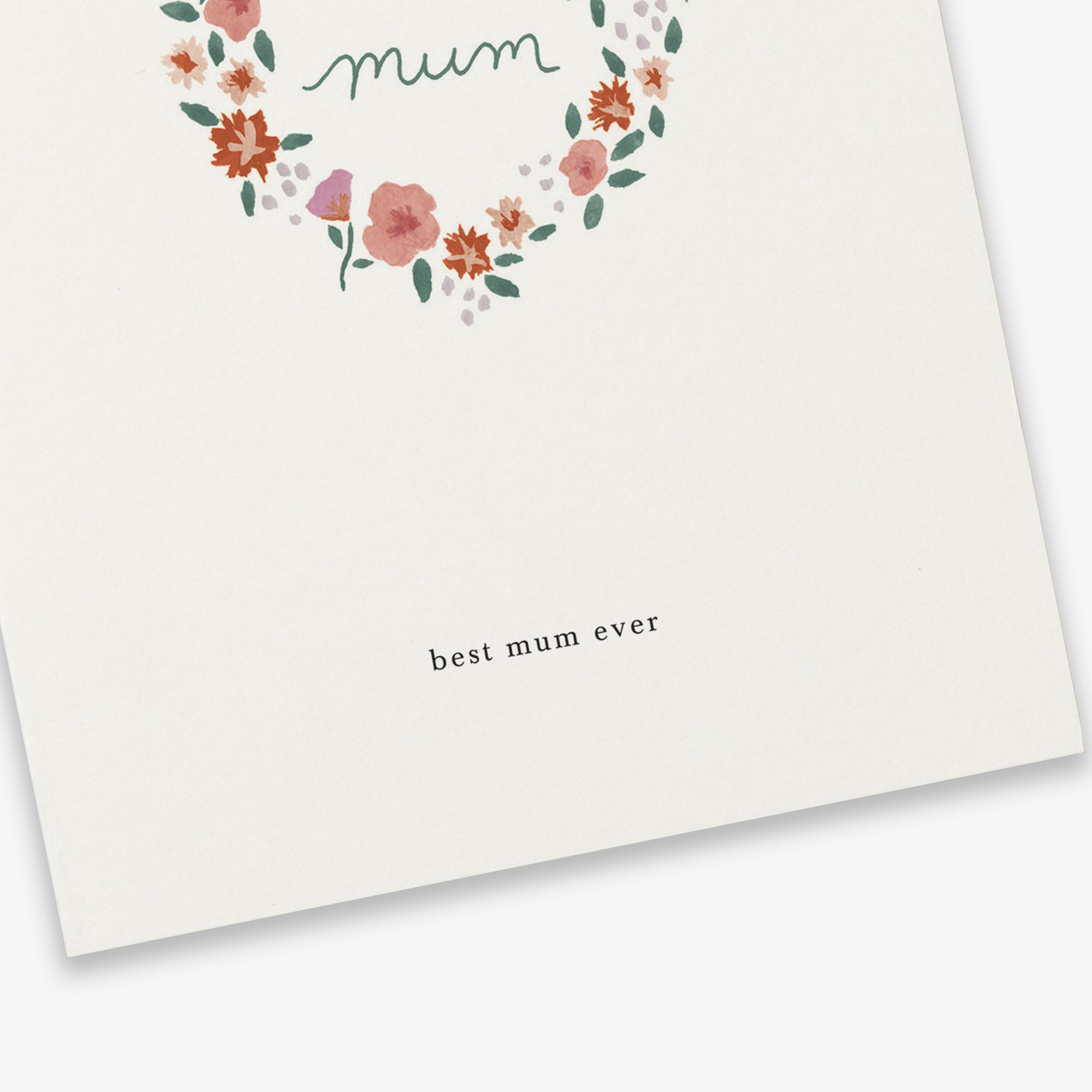 Kartotek Greeting Card - Best Mum (Best Mum Ever)