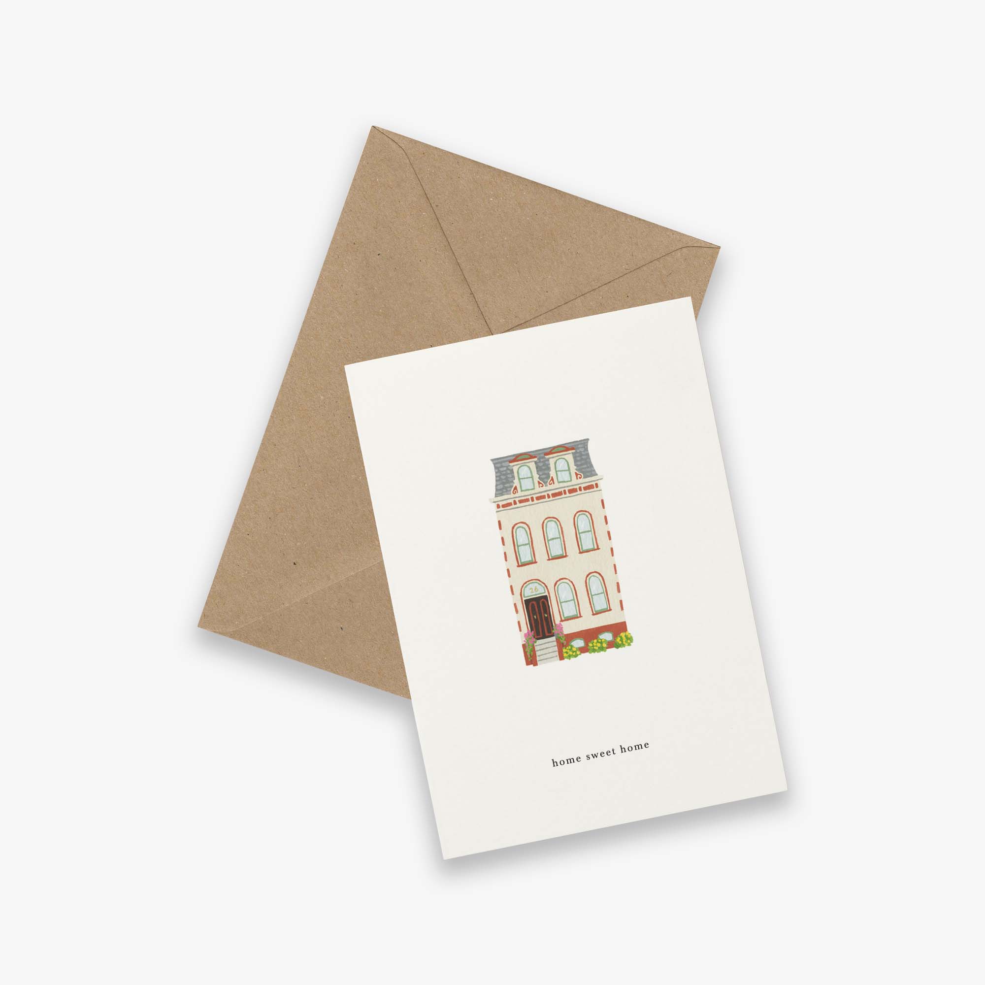 Kartotek Greeting Card - Home (Home Sweet Home)