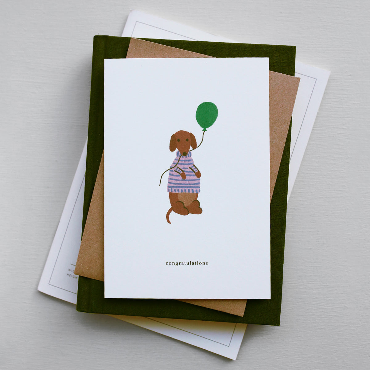 Kartotek Greeting Card - Celebration Dog (Congratulations)