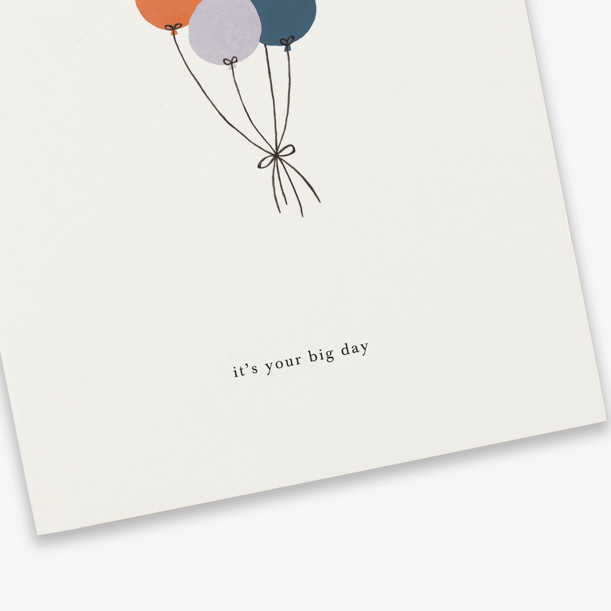Kartotek Greeting Card - Balloons (It’s Your Big Day)