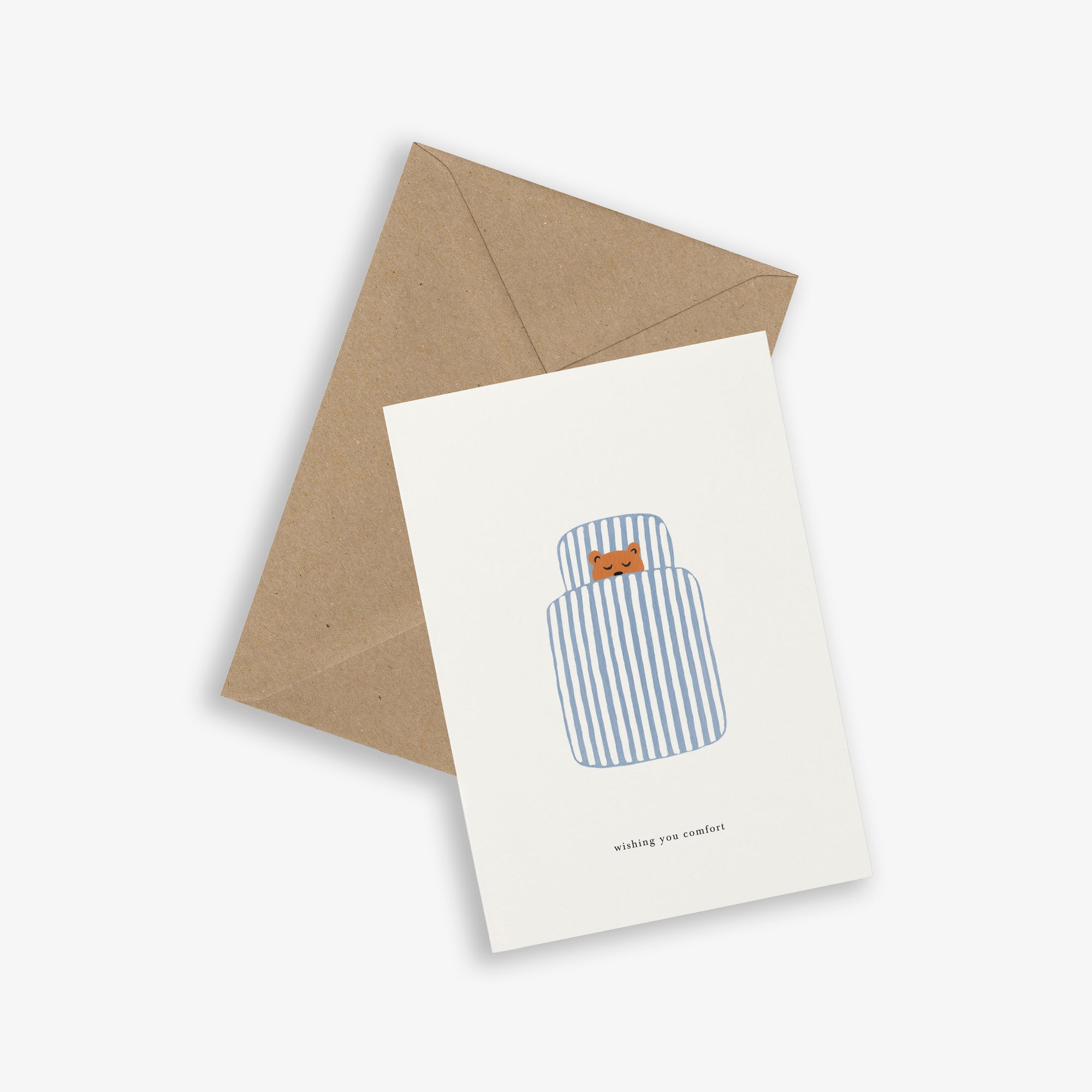 Kartotek Greeting Card - Duvet (Wishing You Comfort)