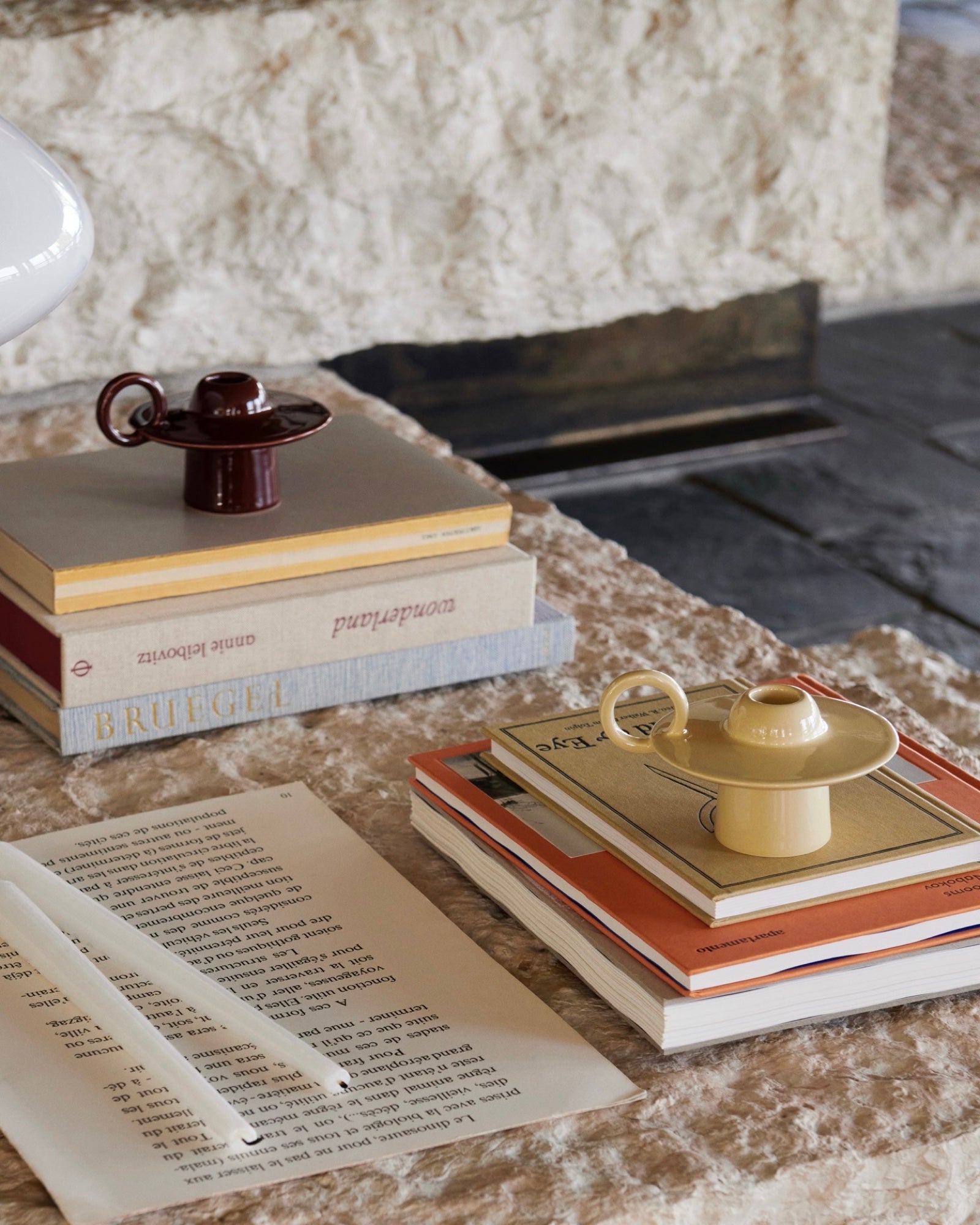 &Tradition Momento Candleholder - Red Brown (JH39)