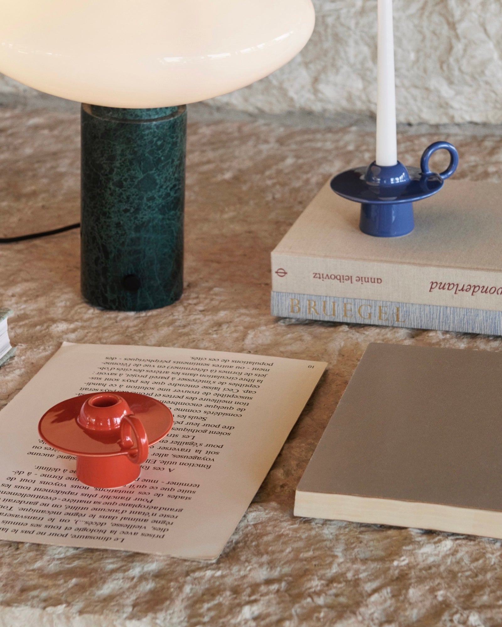 &Tradition Momento Candleholder - Red Brown (JH39)