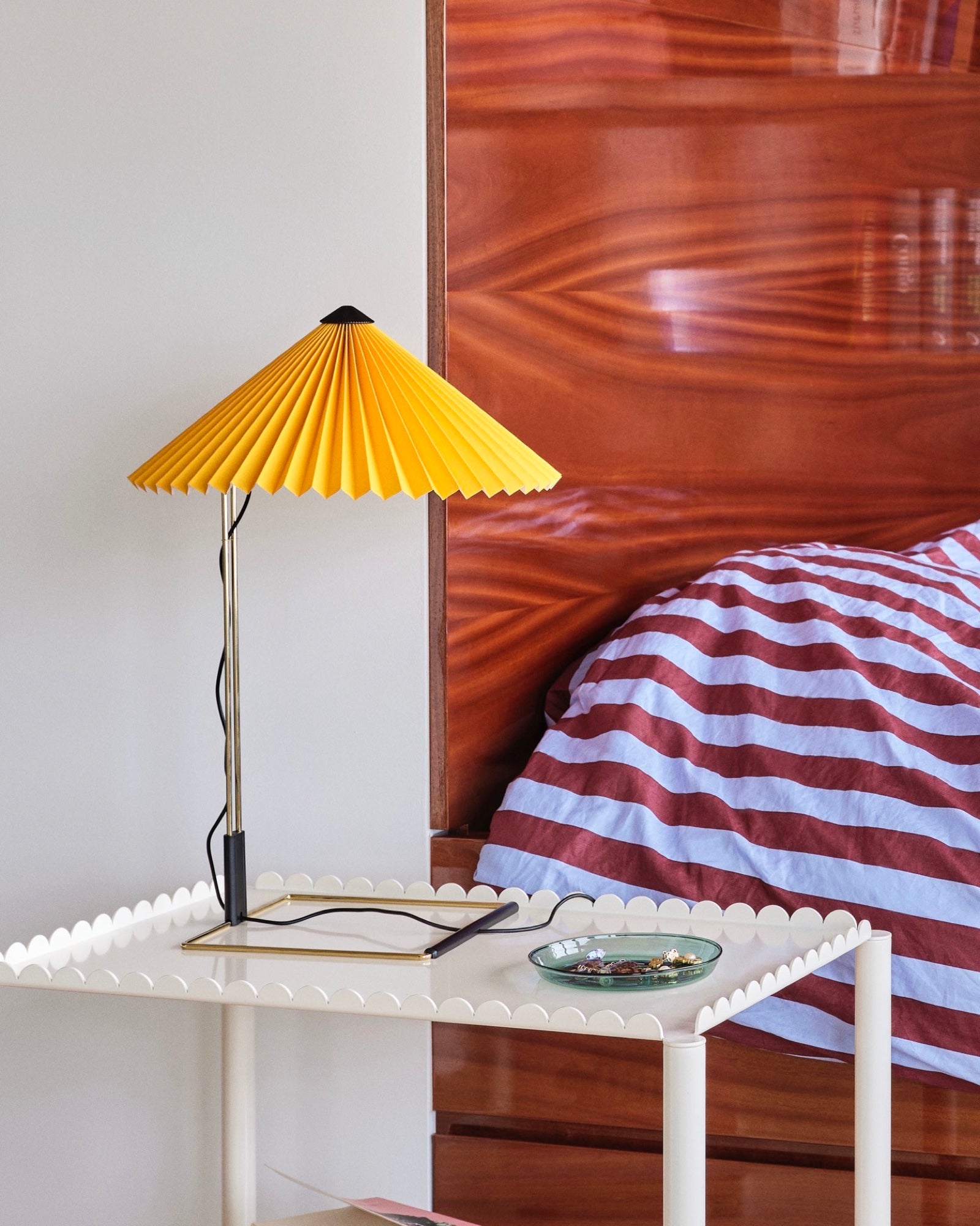 HAY Matin Table Lamp - Polished Brass Base