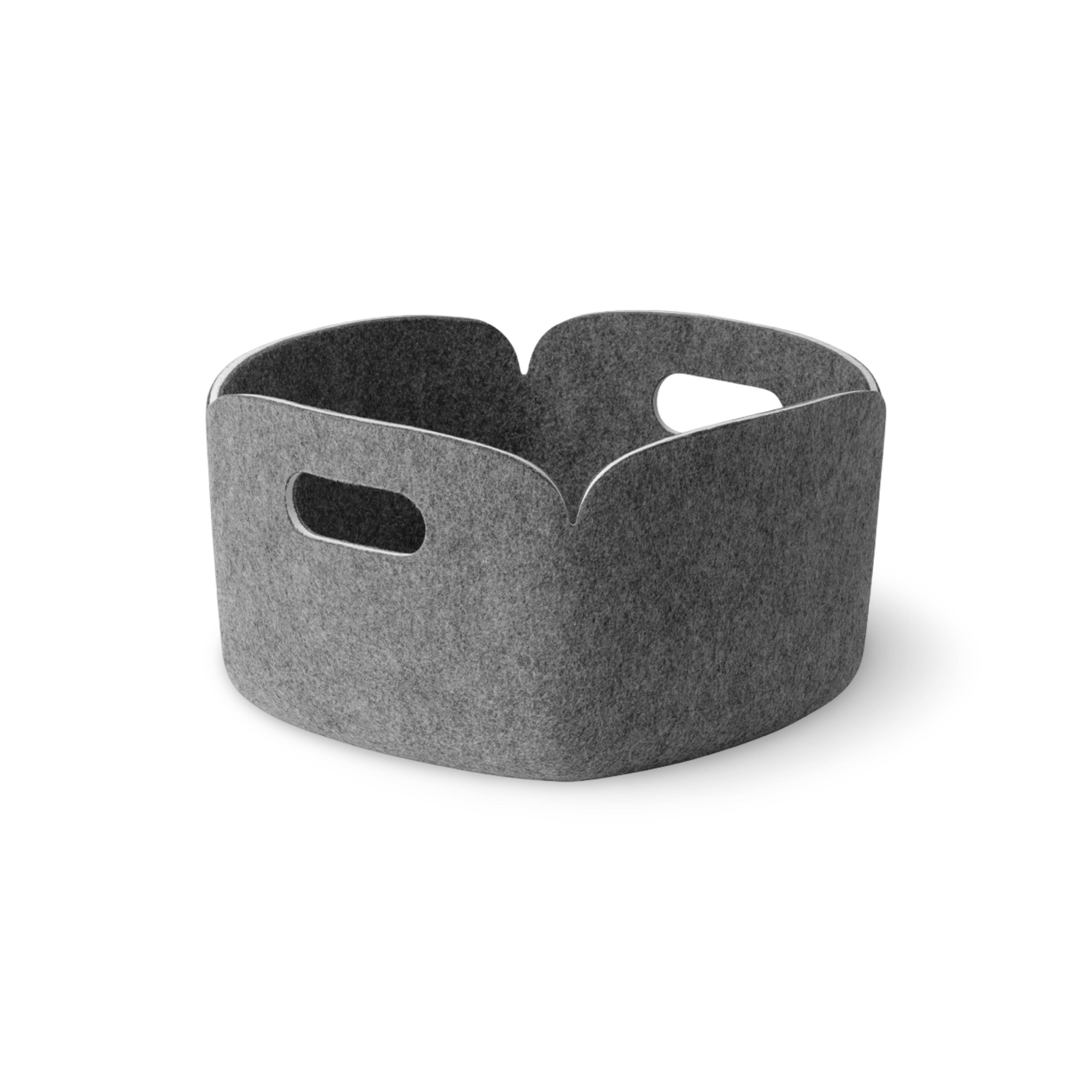 Muuto Restore Basket 28x28cm - Grey Mélange