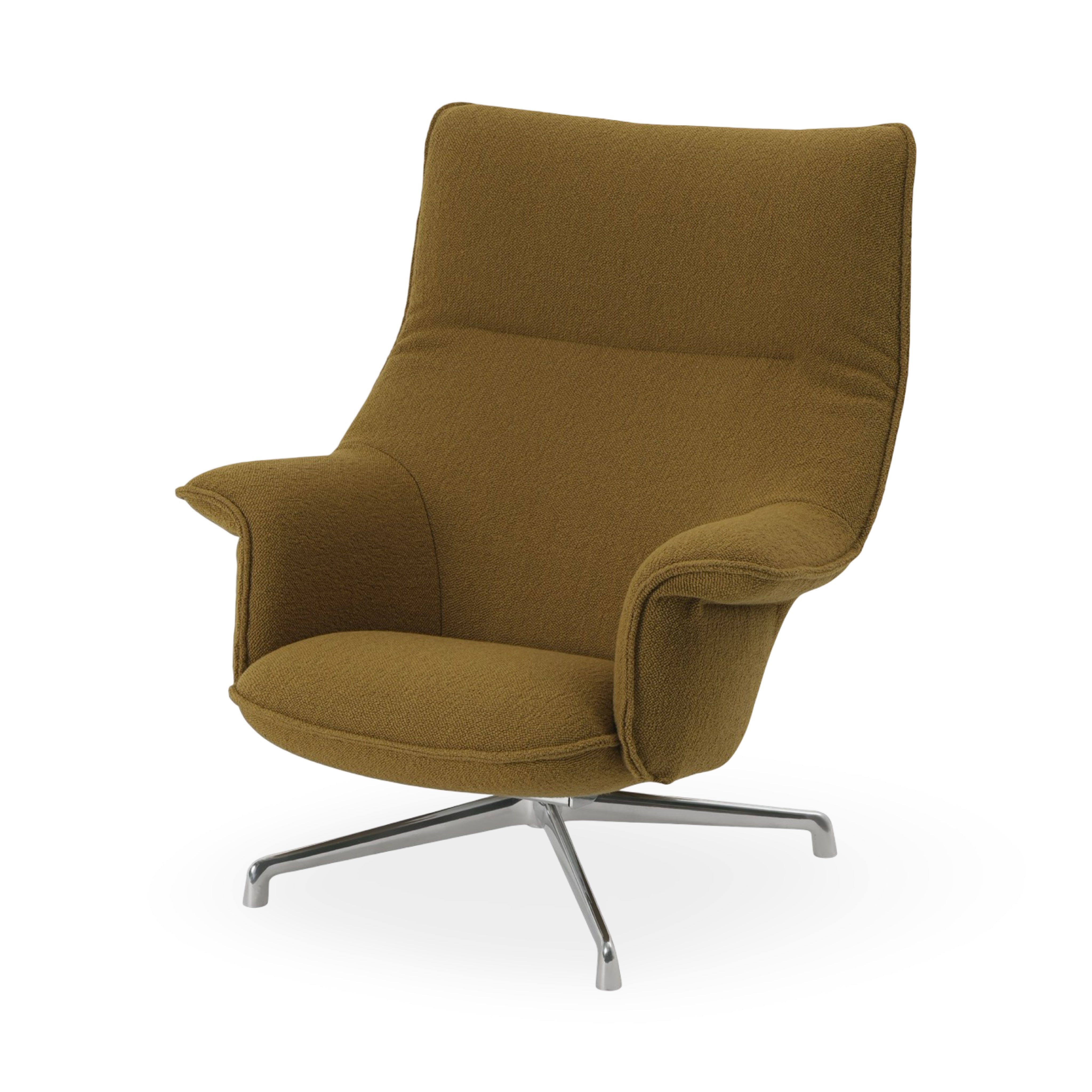 Muuto Doze Lounge Chair High Back - Swivel Base