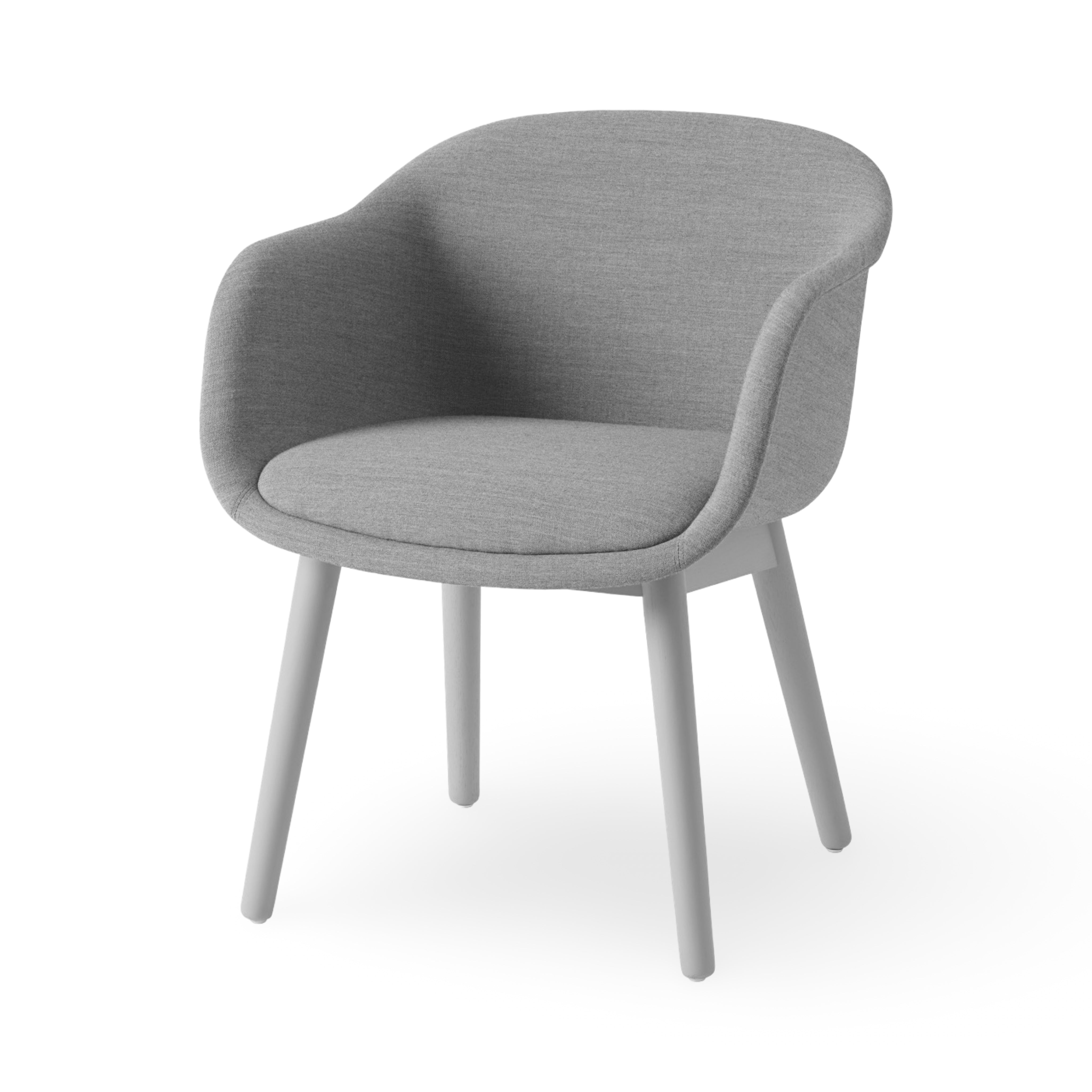Muuto Fiber Conference Armchair - Wood Base