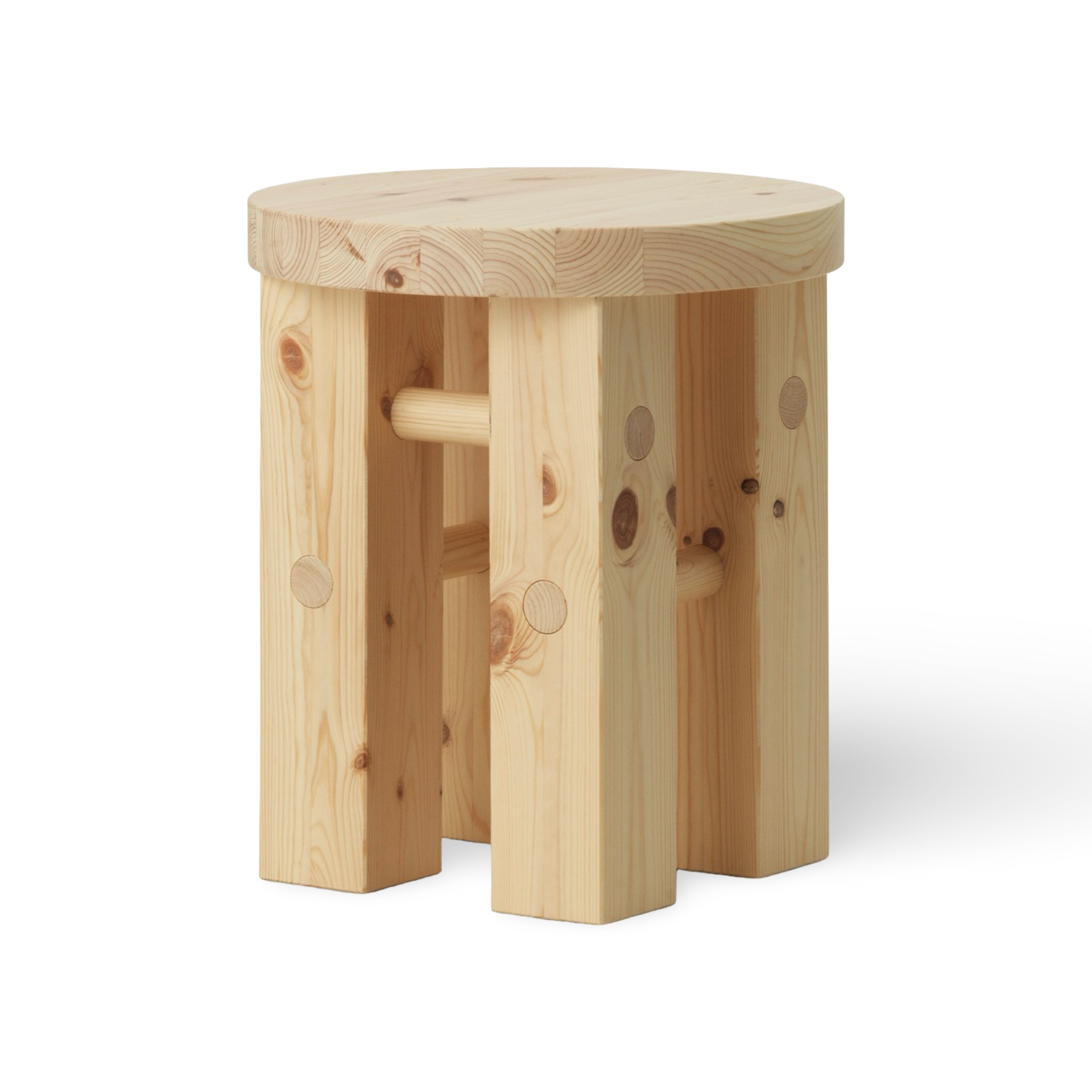 Normann Copenhagen Fyr Stool - Pine (Ex-Display)
