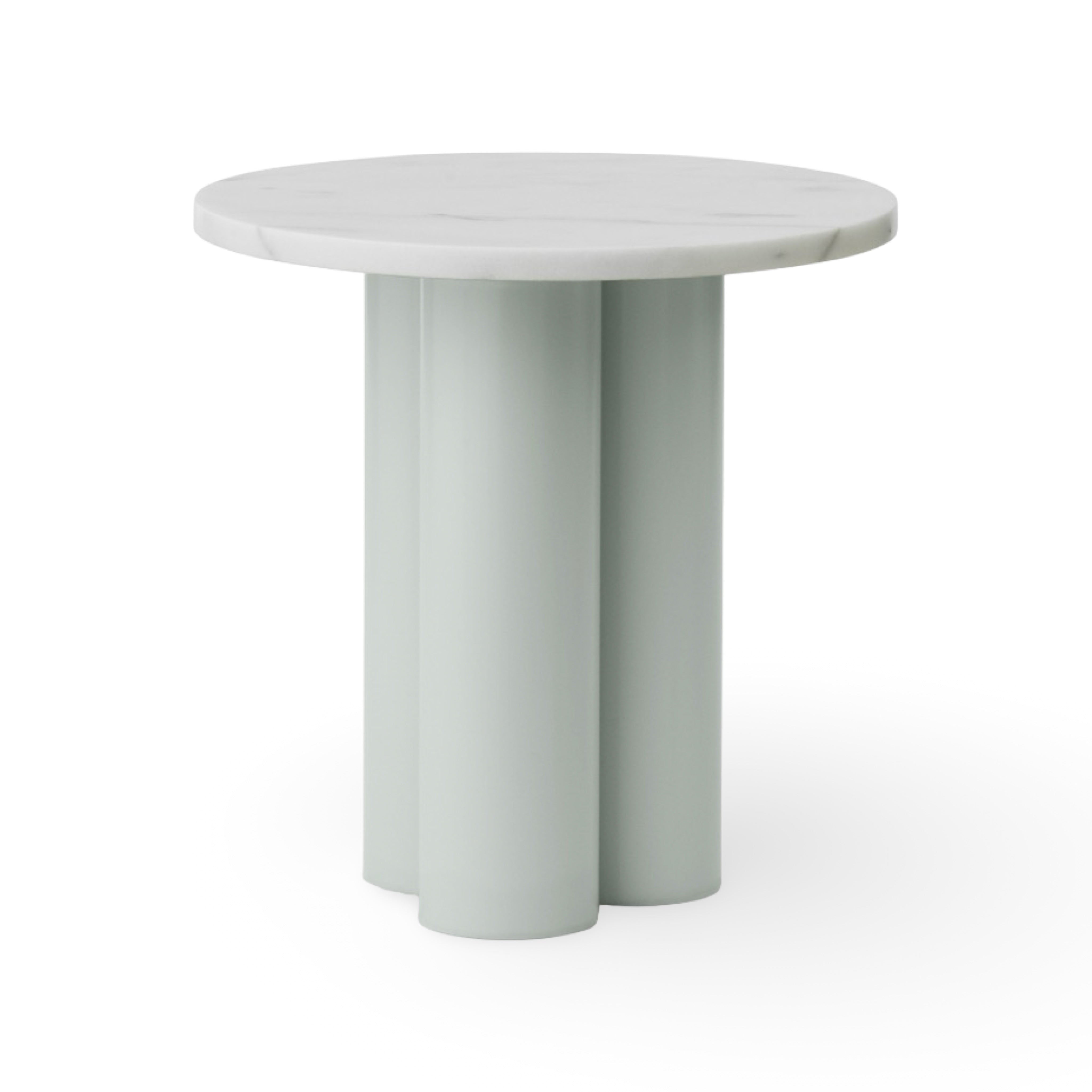 Normann Copenhagen Dit Side Table - Light Green / White Carrara (Ex-Display)