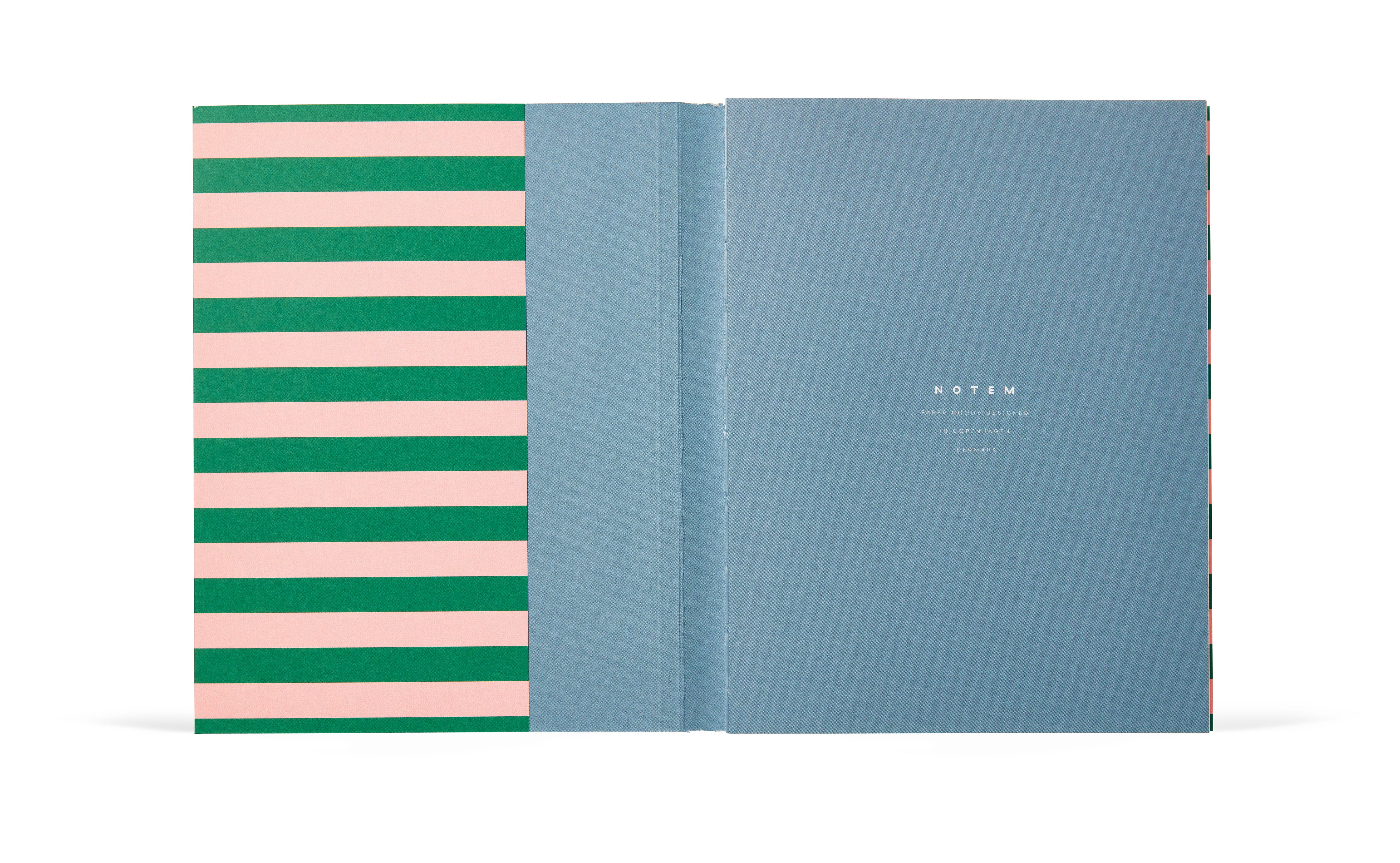 Notem UMA Flat Lay Notebook - Medium - Green & Rose
