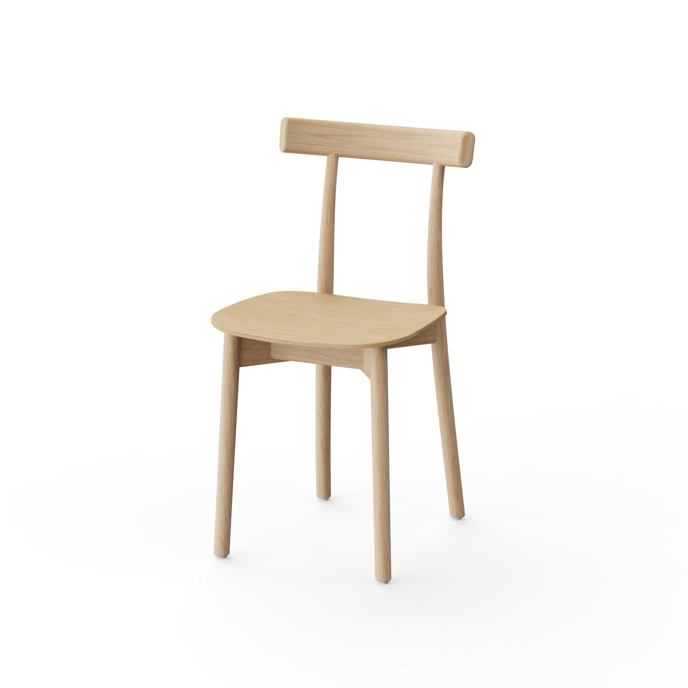 NINE Skinny Wooden Chair - Oak (Ex-Display)