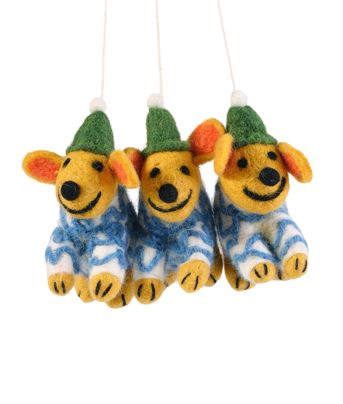 Wrap Pippin Felt Christmas Decoration
