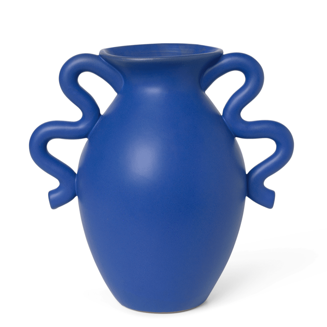 Ferm Living Verso Table Vase - Bright Blue