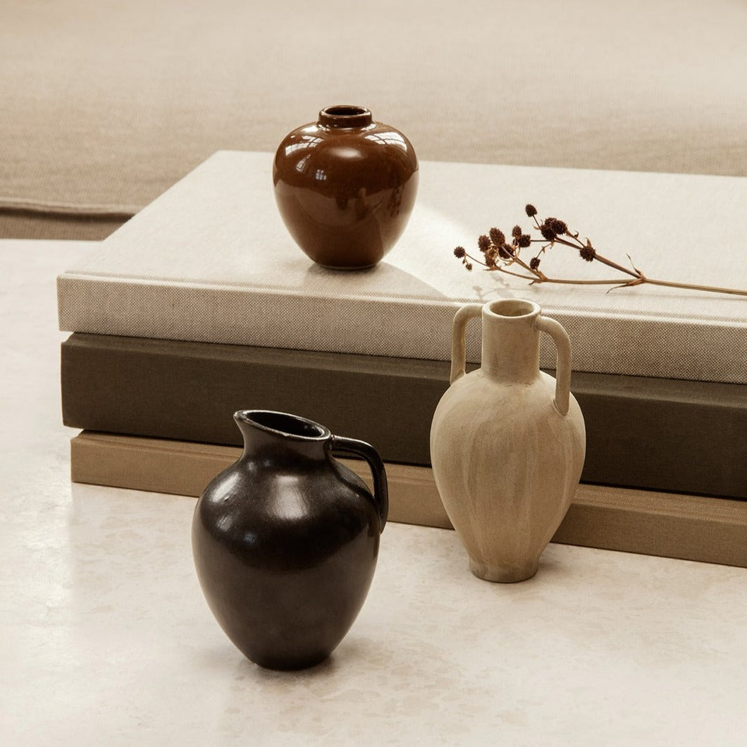 Ferm Living Ary Mini Vase - Charcoal