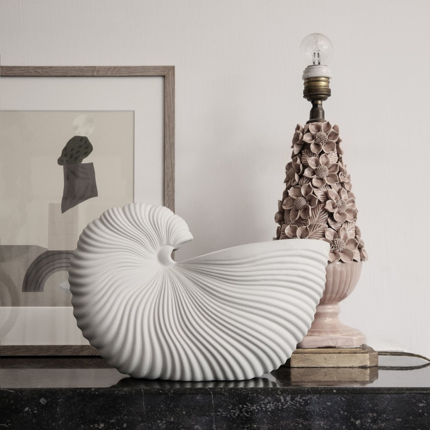 Ferm Living Shell Pot - Off-White