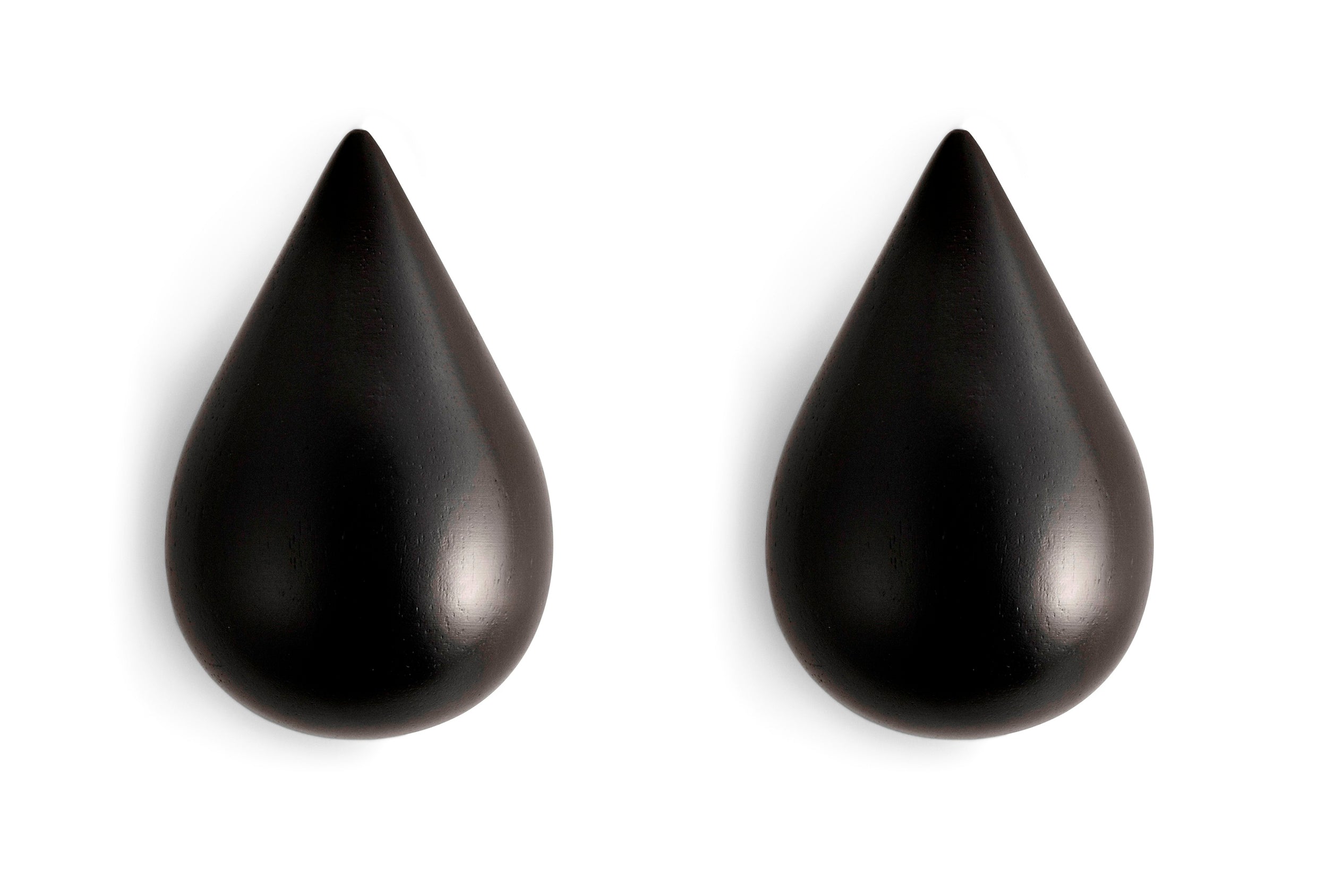 Normann Copenhagen Dropit Hooks Small (Set of 2) - Black