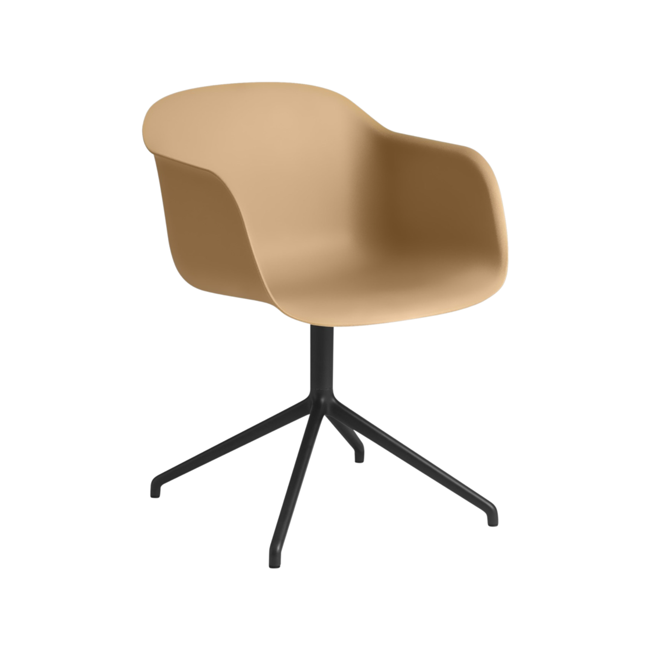 Muuto Fiber Armchair - Swivel Base - Recycled Plastic
