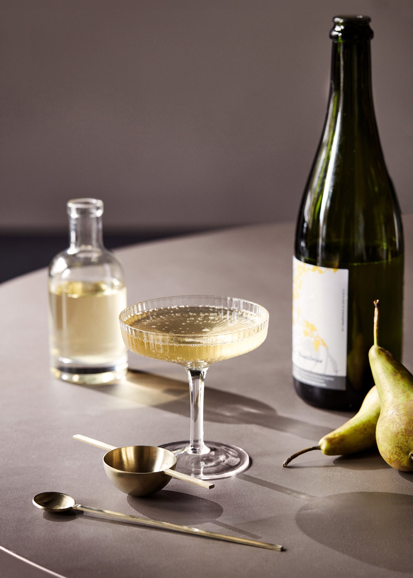 Ferm Living Ripple Champagne Saucers (set of 2) - Clear