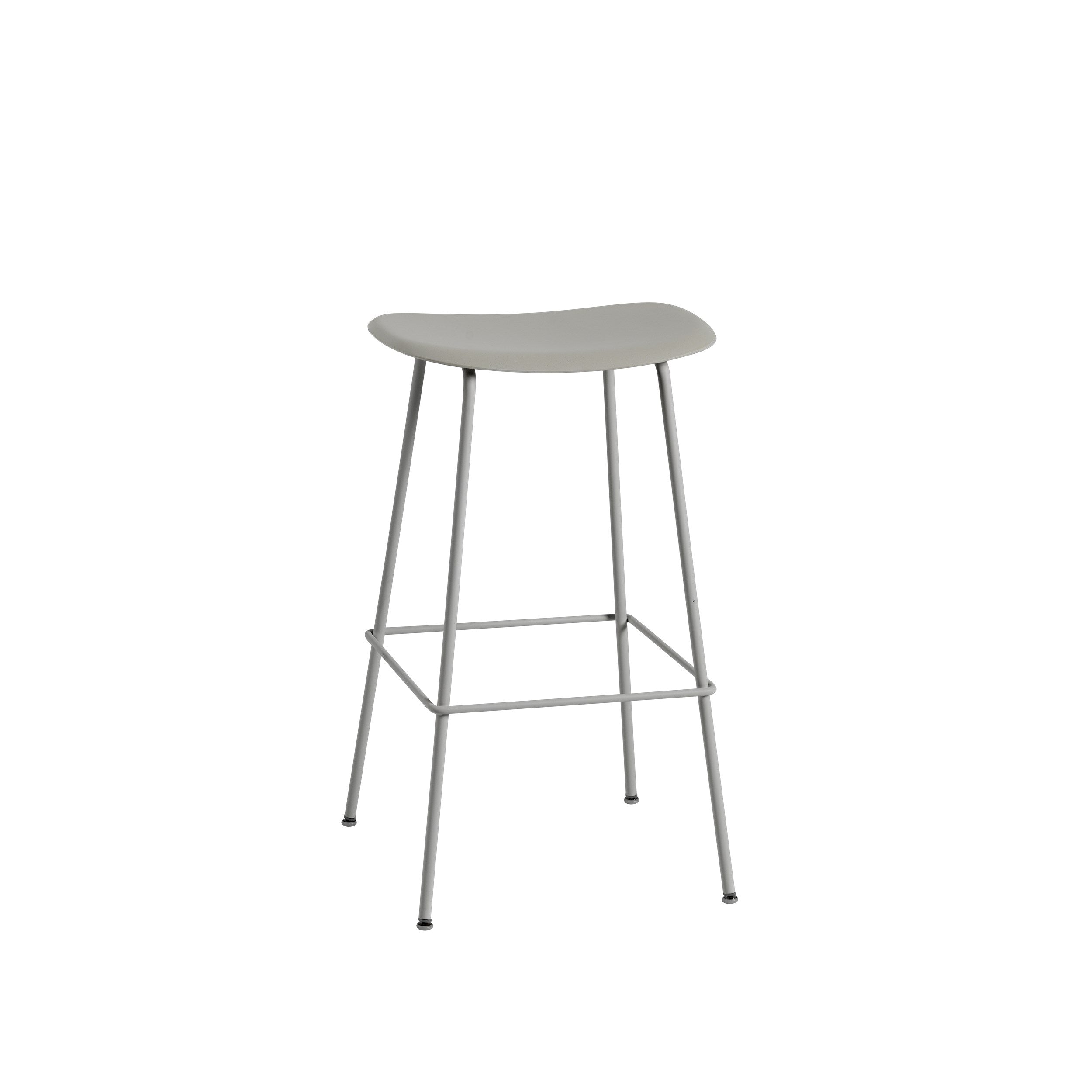 Muuto Fiber Counter & Bar Stool - Tube Base - Recycled Plastic