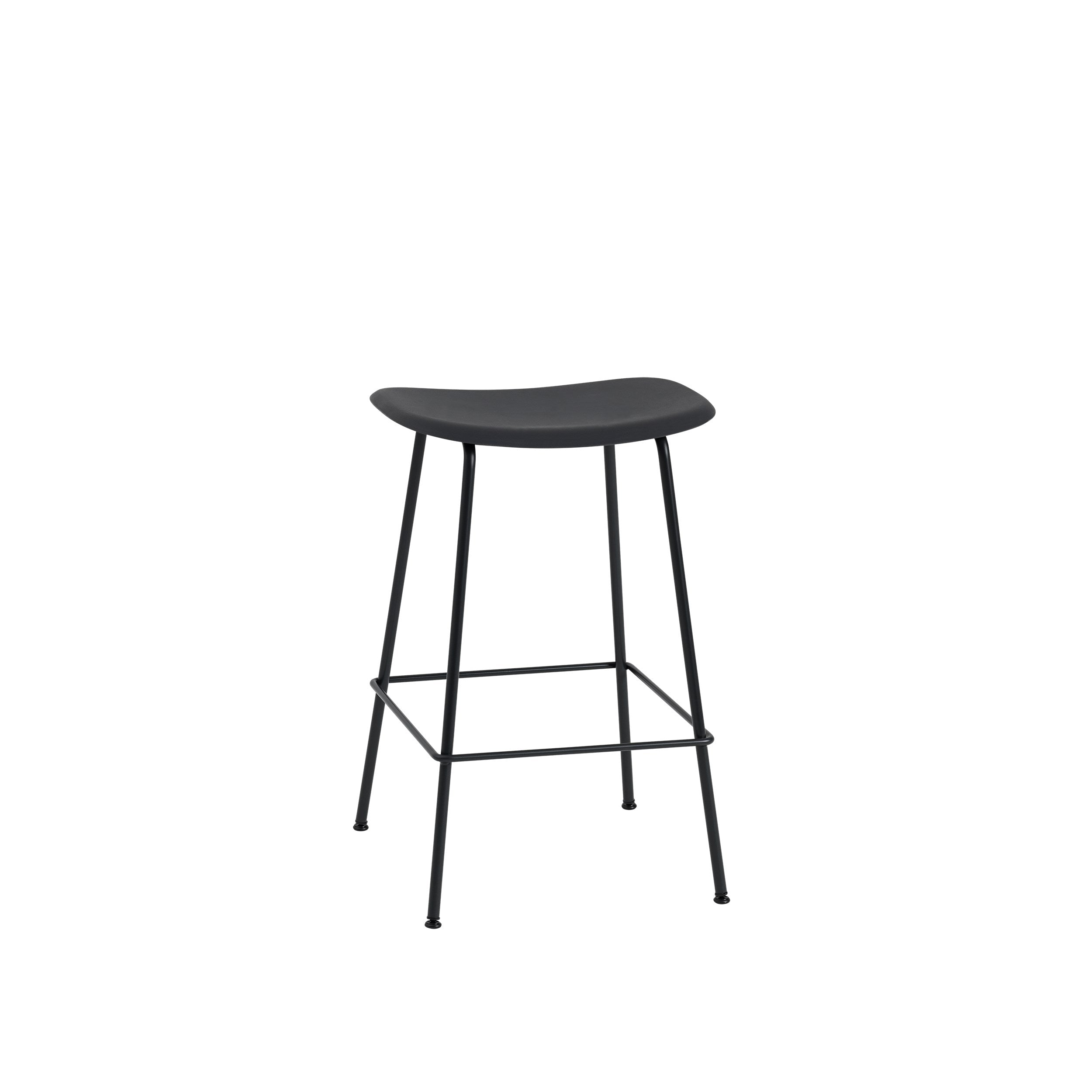 Muuto Fiber Counter & Bar Stool - Tube Base - Recycled Plastic