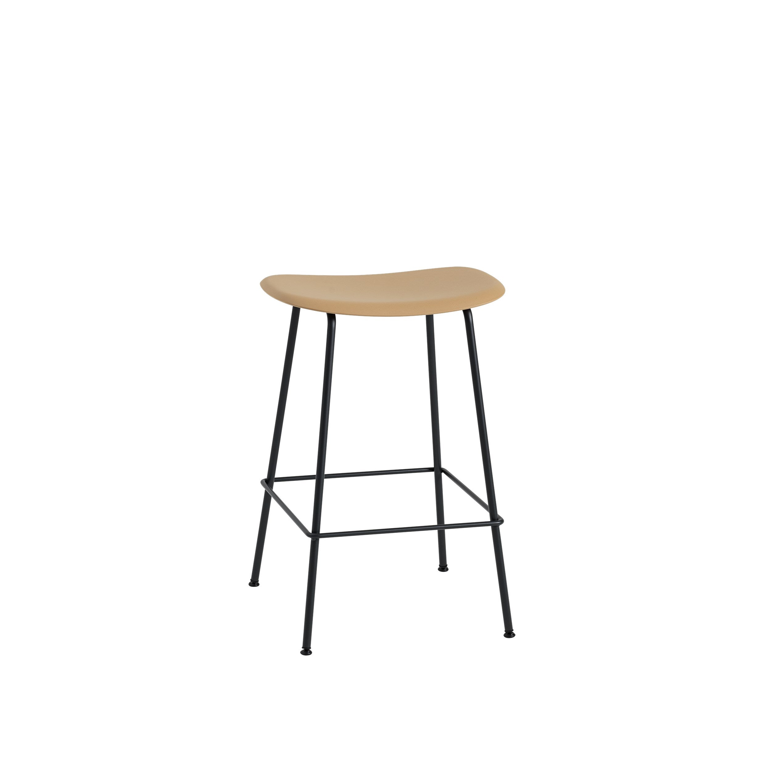 Muuto Fiber Counter & Bar Stool - Tube Base - Recycled Plastic