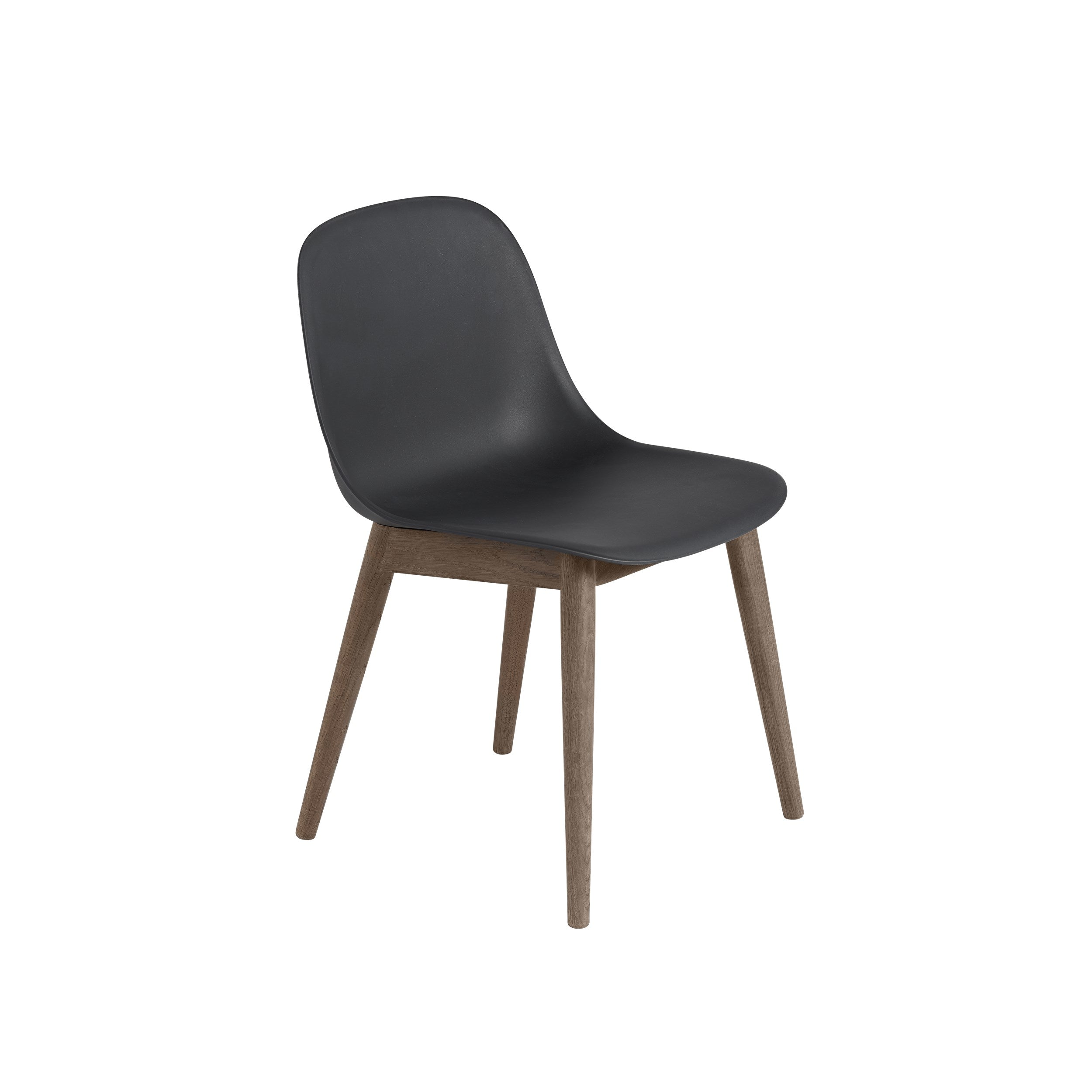 Muuto Fiber Side Chair - Wood Base - Recycled Plastic
