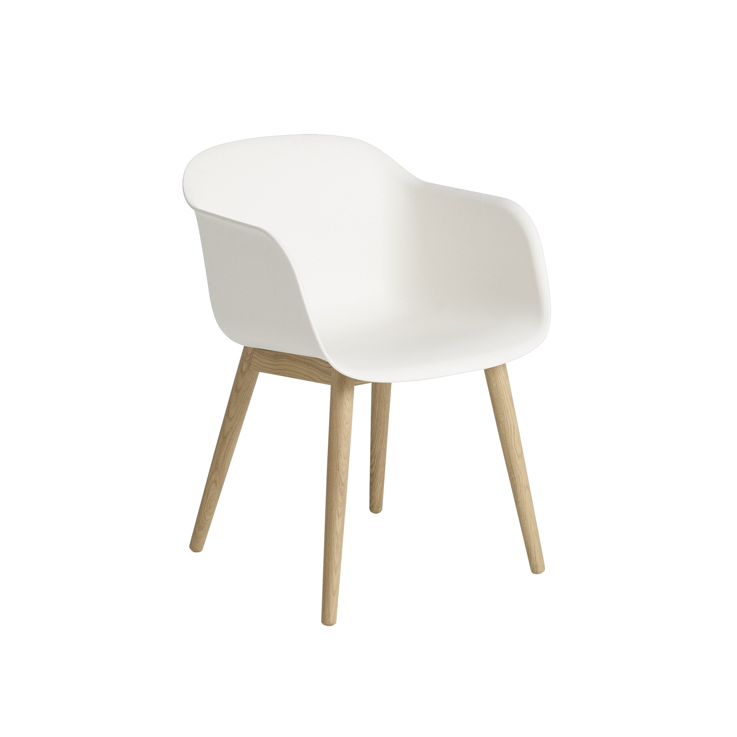 Muuto Fiber Armchair - Wood Base - Recycled Plastic