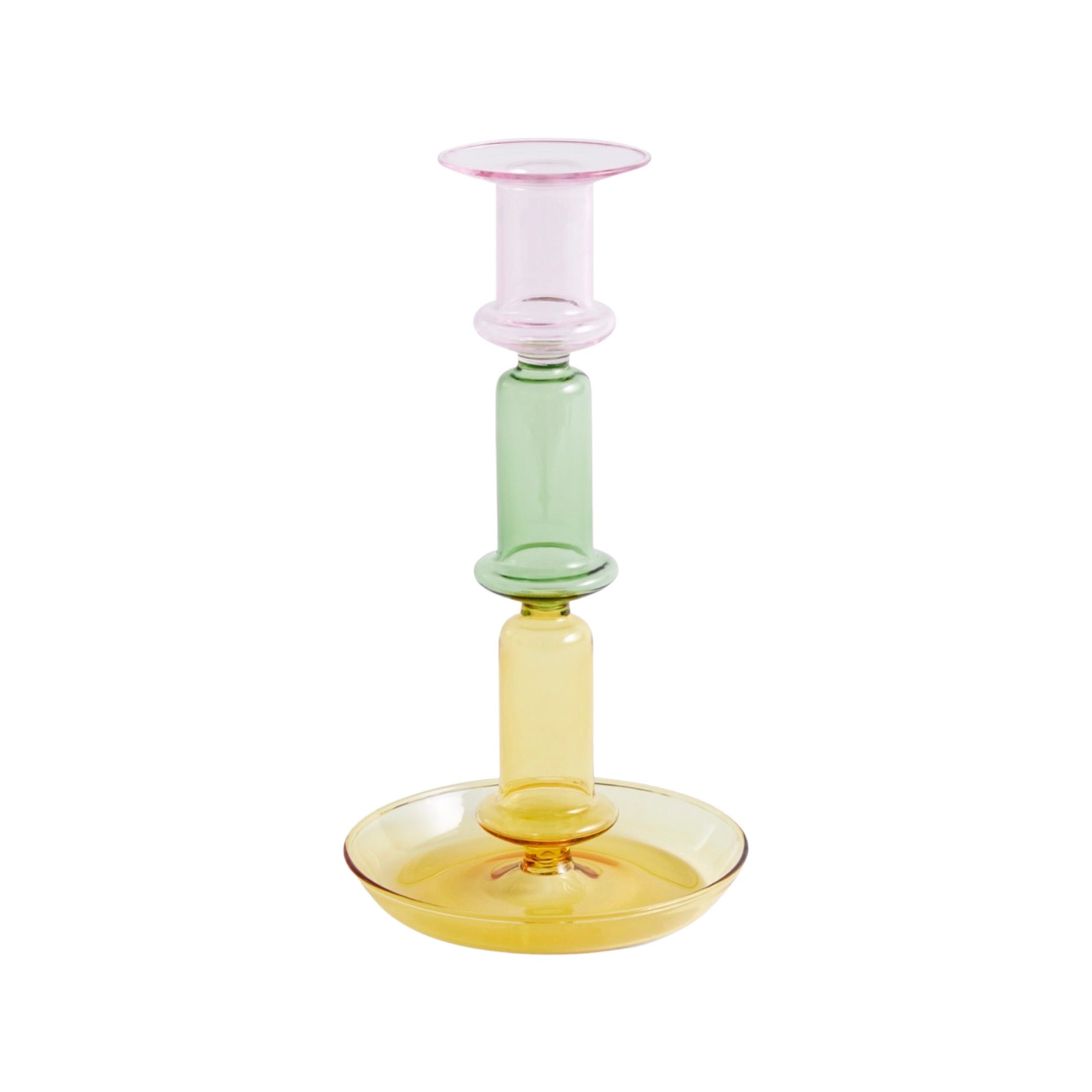 HAY Flare Candle Holder Tall - Rainbow