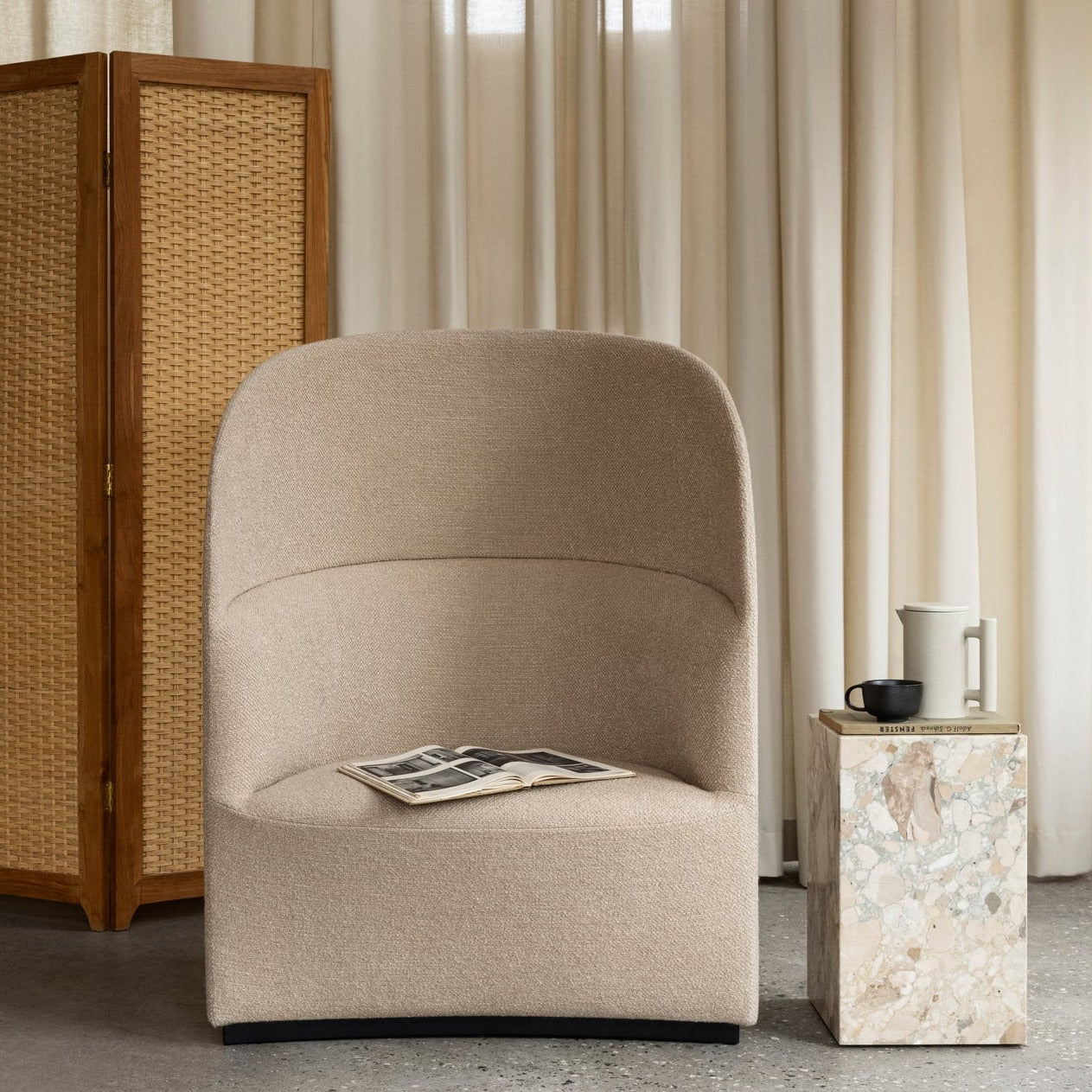 Audo Marble Plinth - Tall