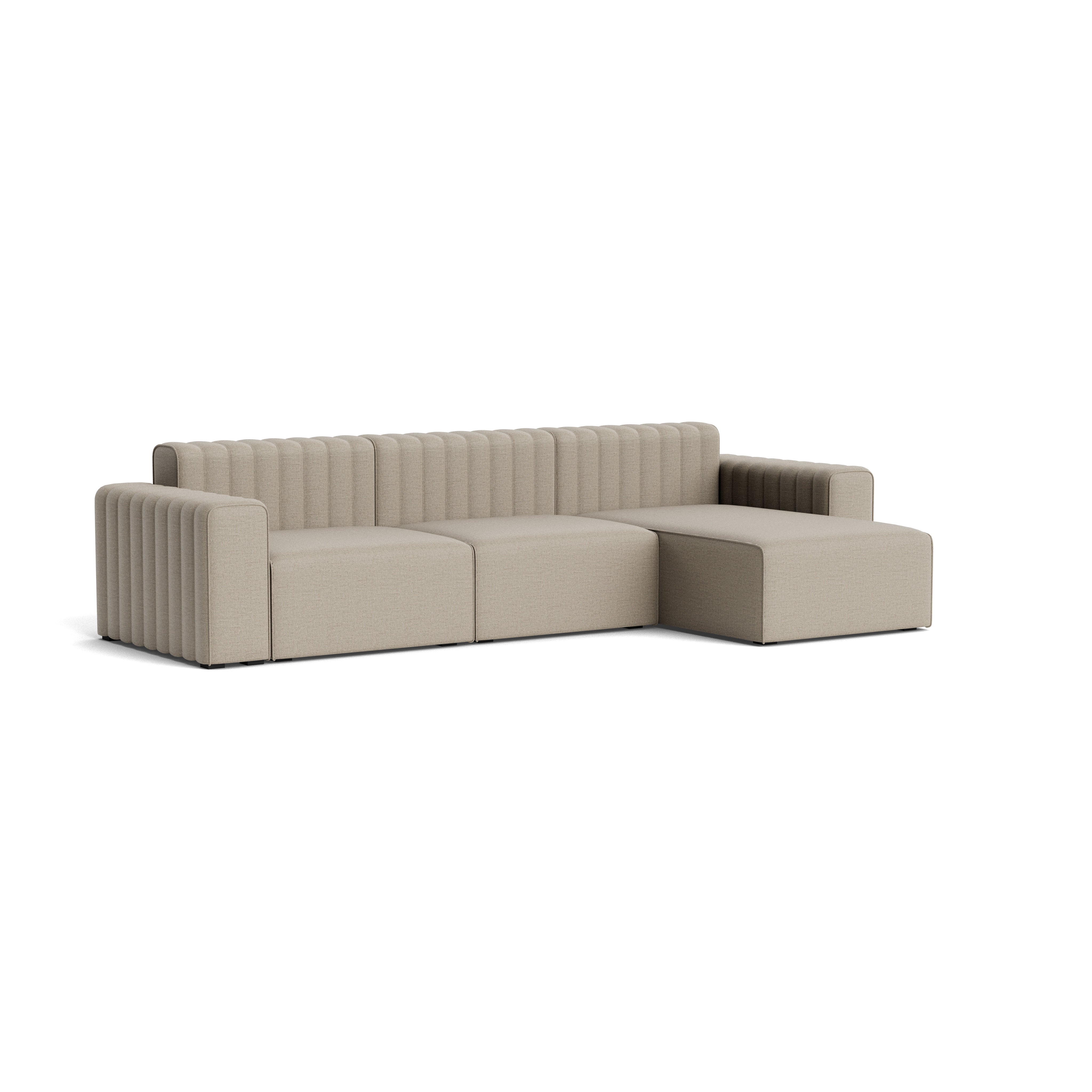 NORR11 RIFF Sofa - 3 Seater w/ Chaise Longue Left