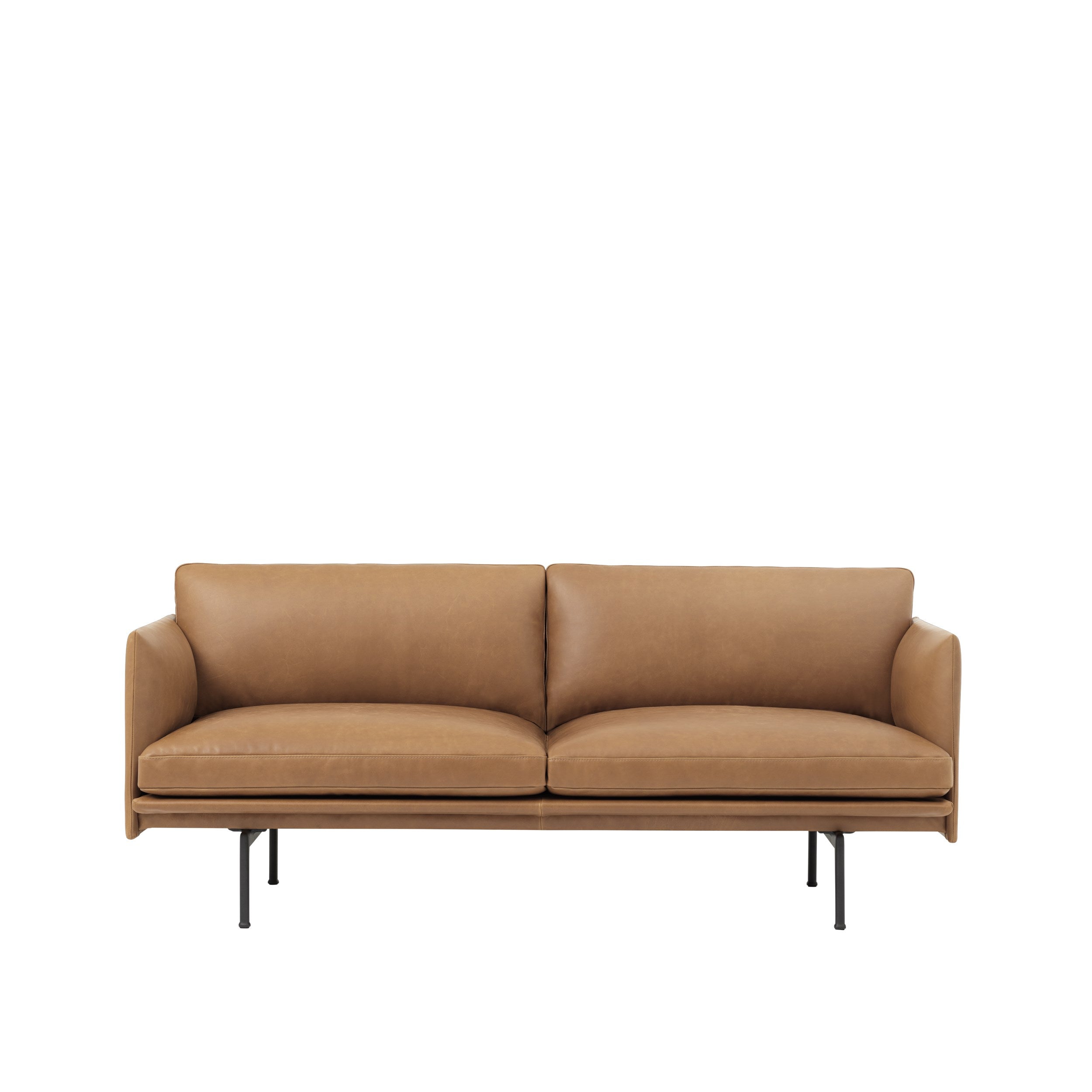 Muuto Outline Two Seater Sofa - Leather