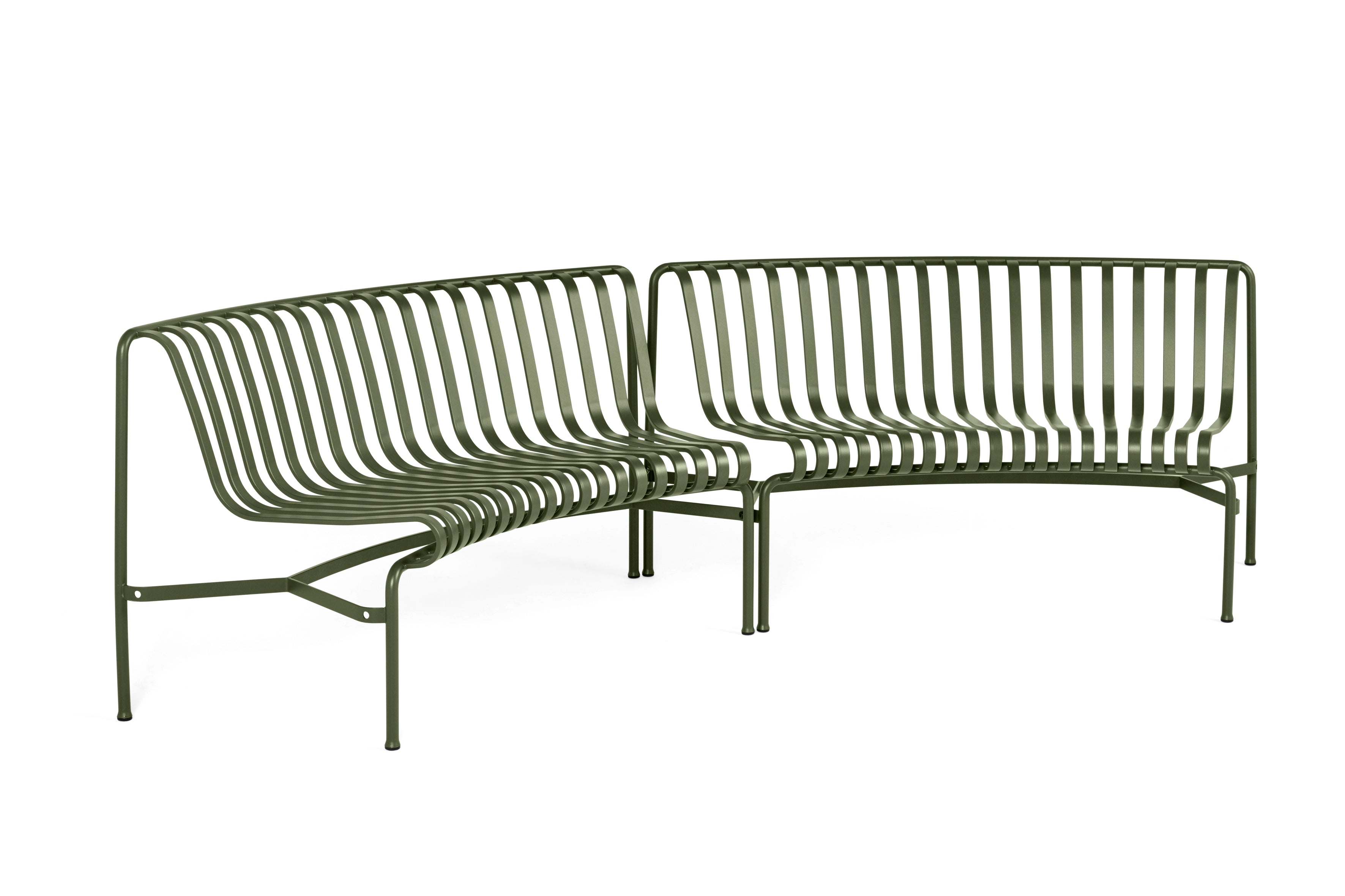 HAY Palissade Outdoor Park Dining Bench (Starter Set of 2)