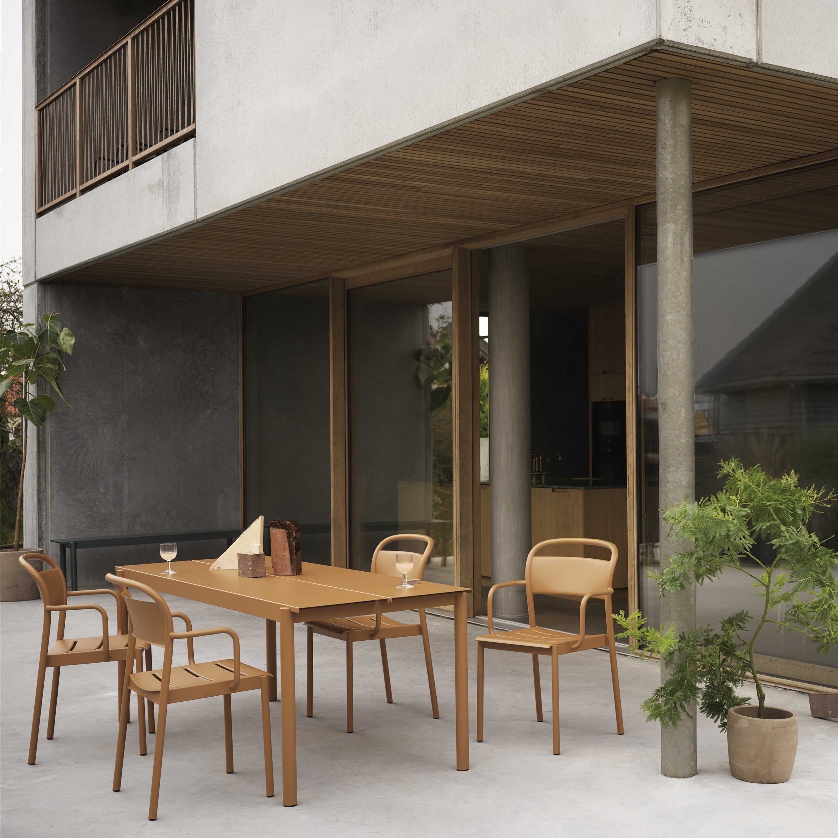 Muuto Linear Steel Outdoor Armchair