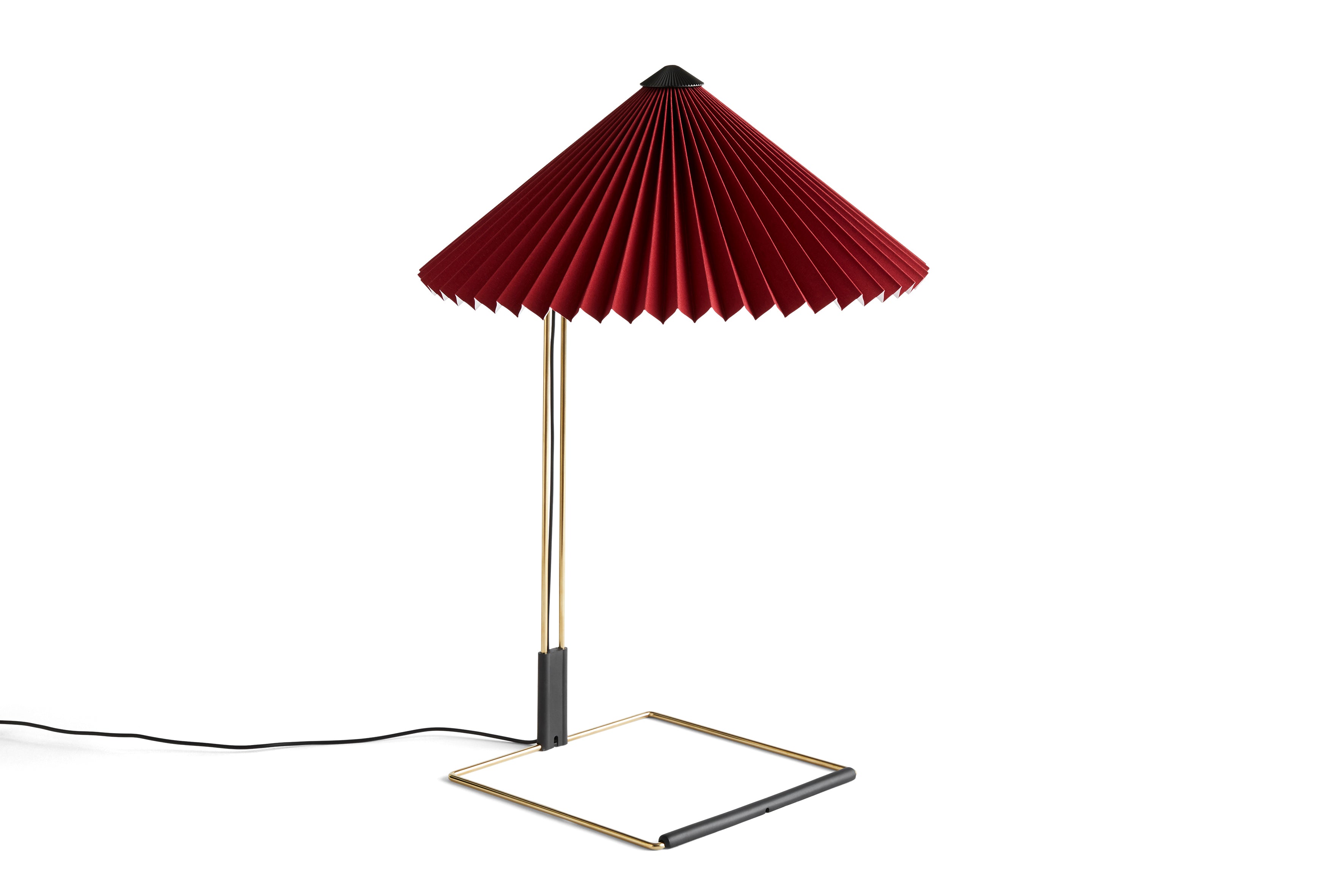 HAY Matin Table Lamp - Polished Brass Base