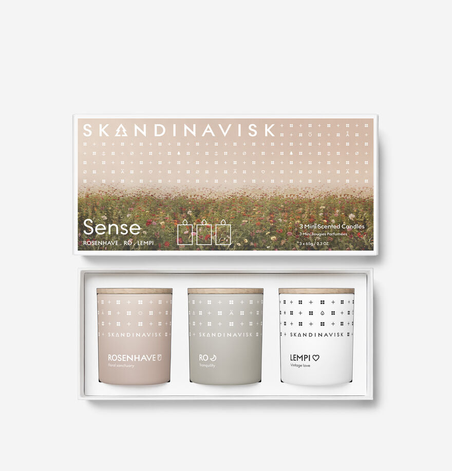 Skandinavisk Scented Candle Gift Set - Sense