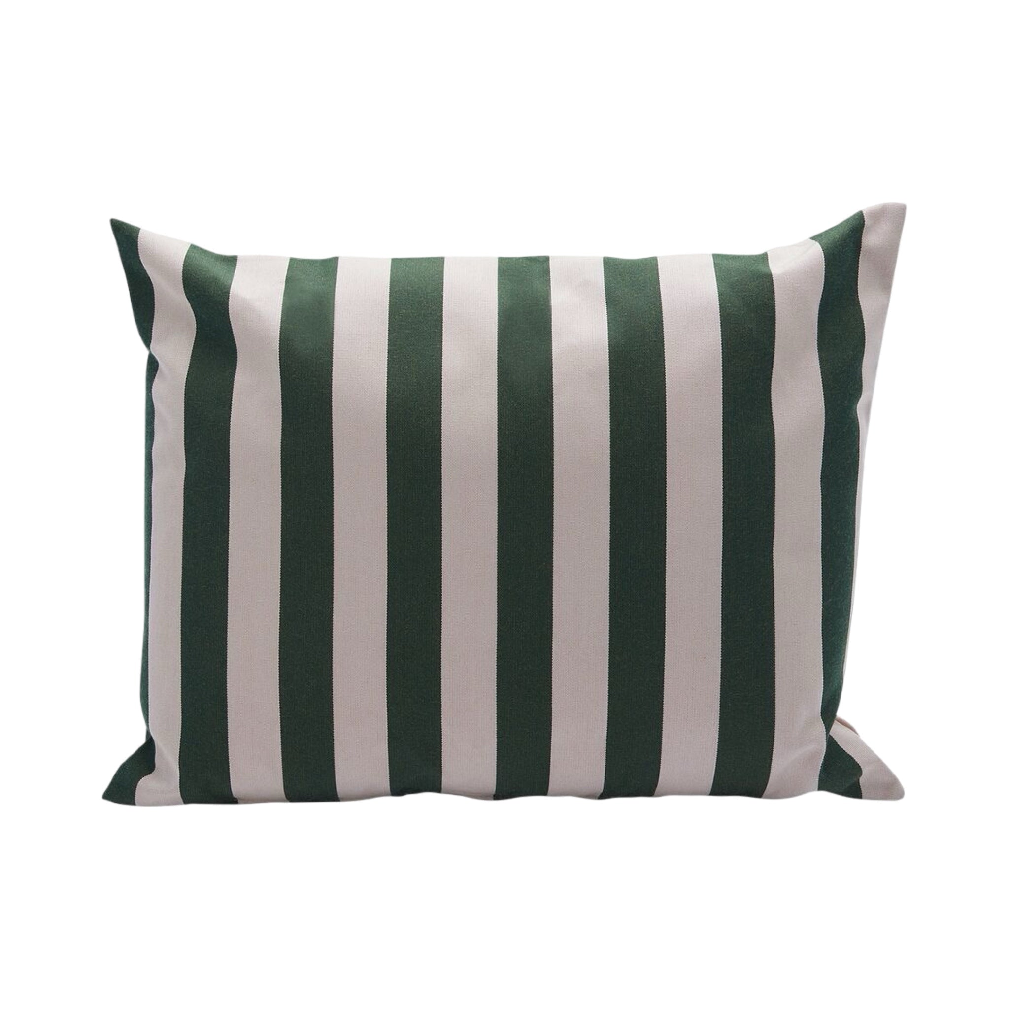 Fritz Hansen Barriere Pillow 50x40 - Light Apricot/Dark Green Stripe