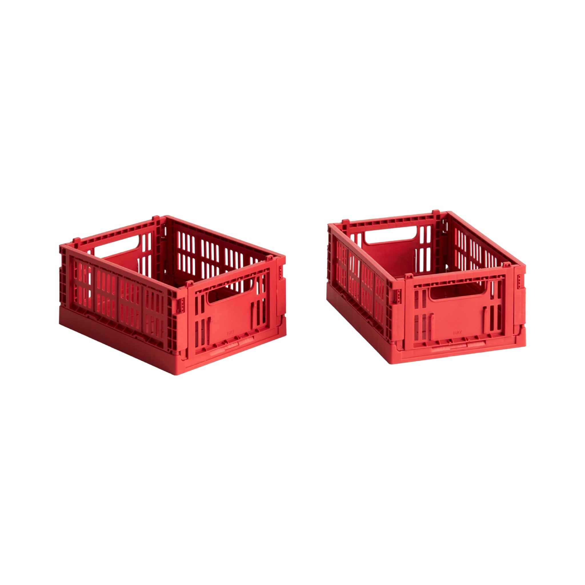 HAY Colour Crate - Mini Set of 2 - Red